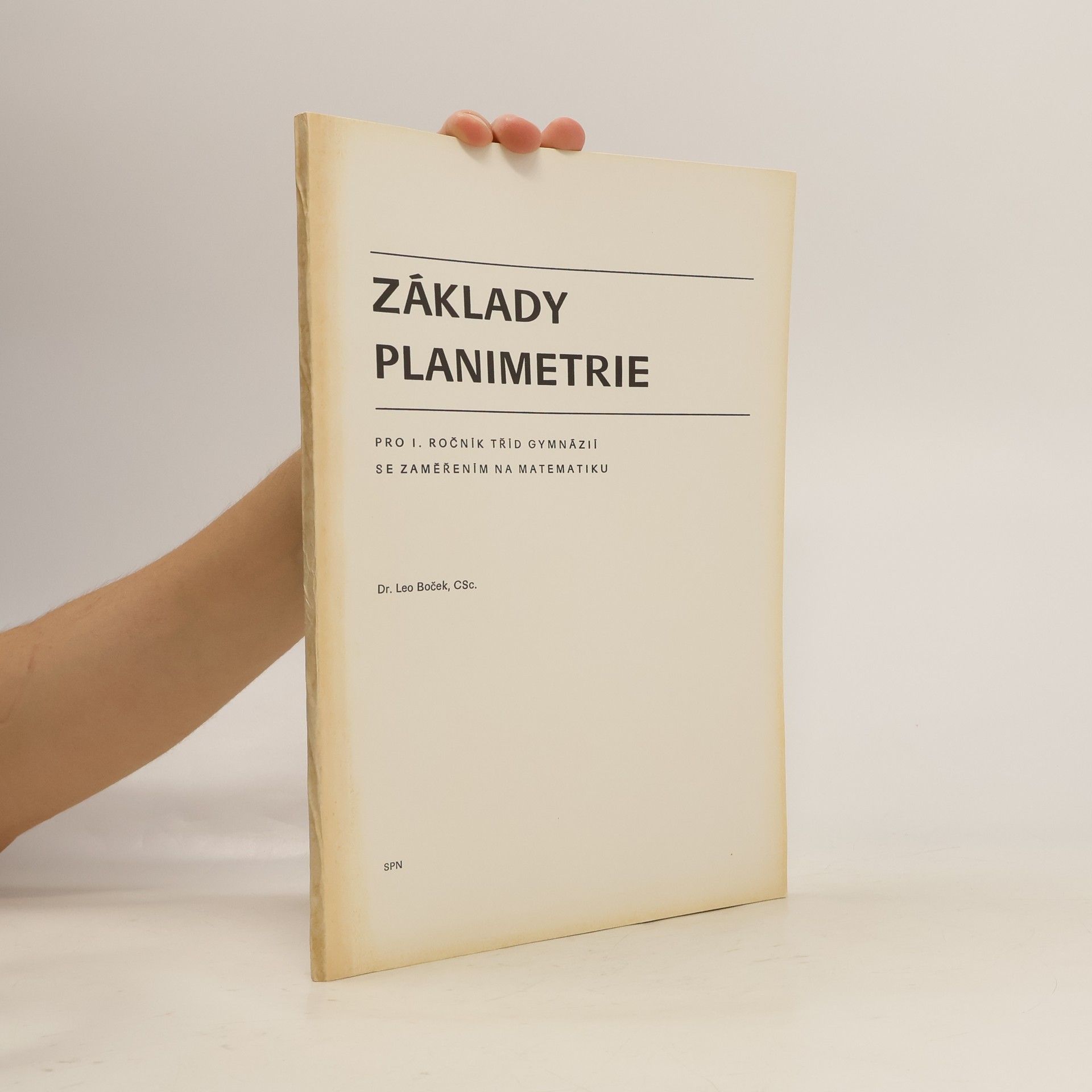 Leo Boček Základy planimetrie