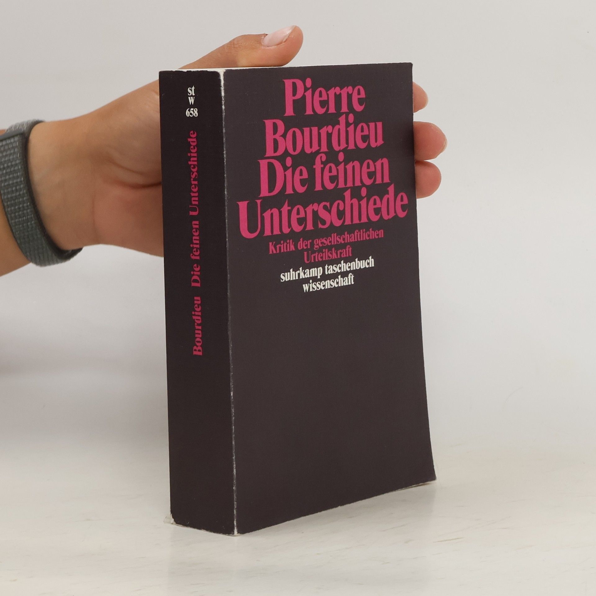 Pierre Bourdieu Die feinen Unterschiede