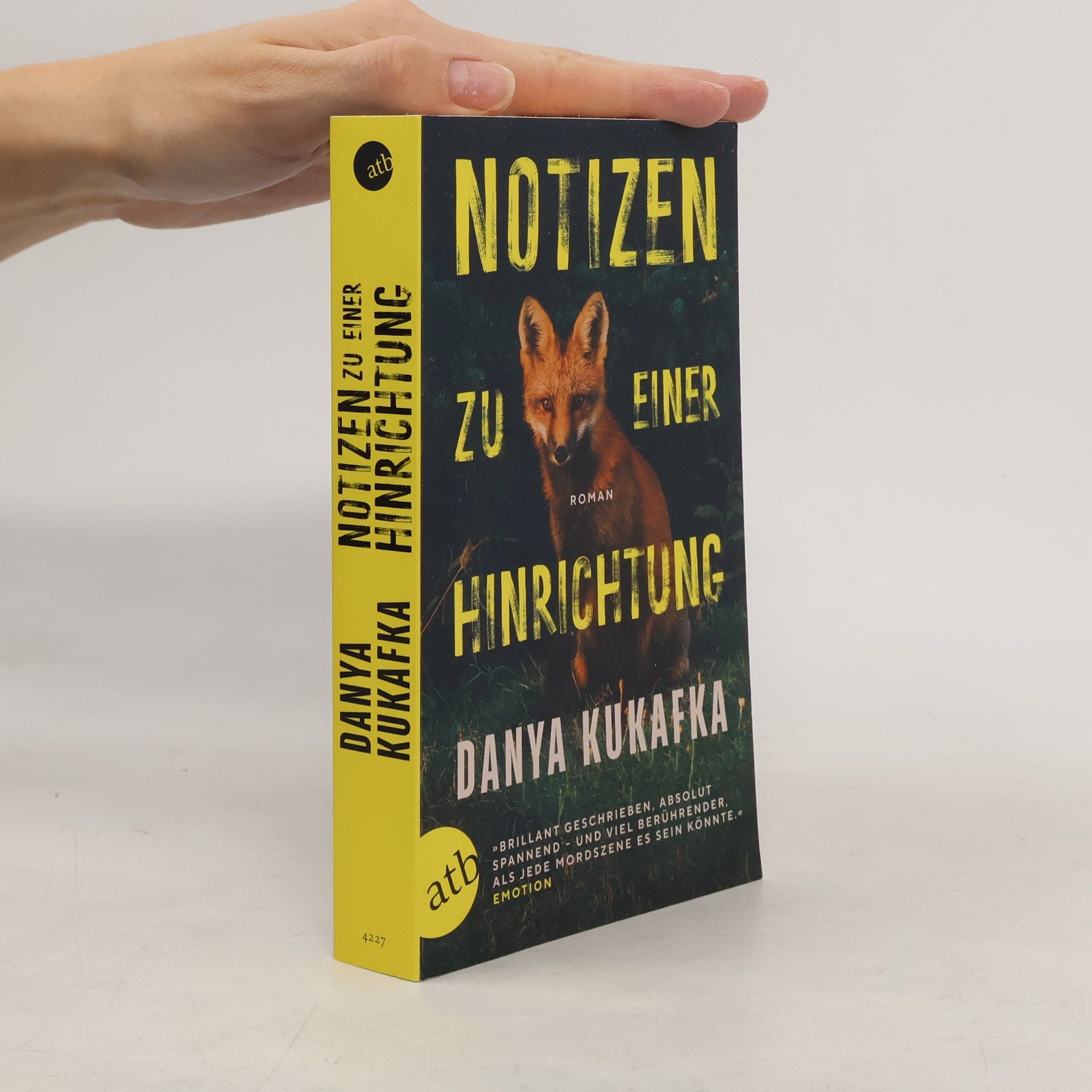 Danya Kukafka Notizen zu einer Hinrichtung