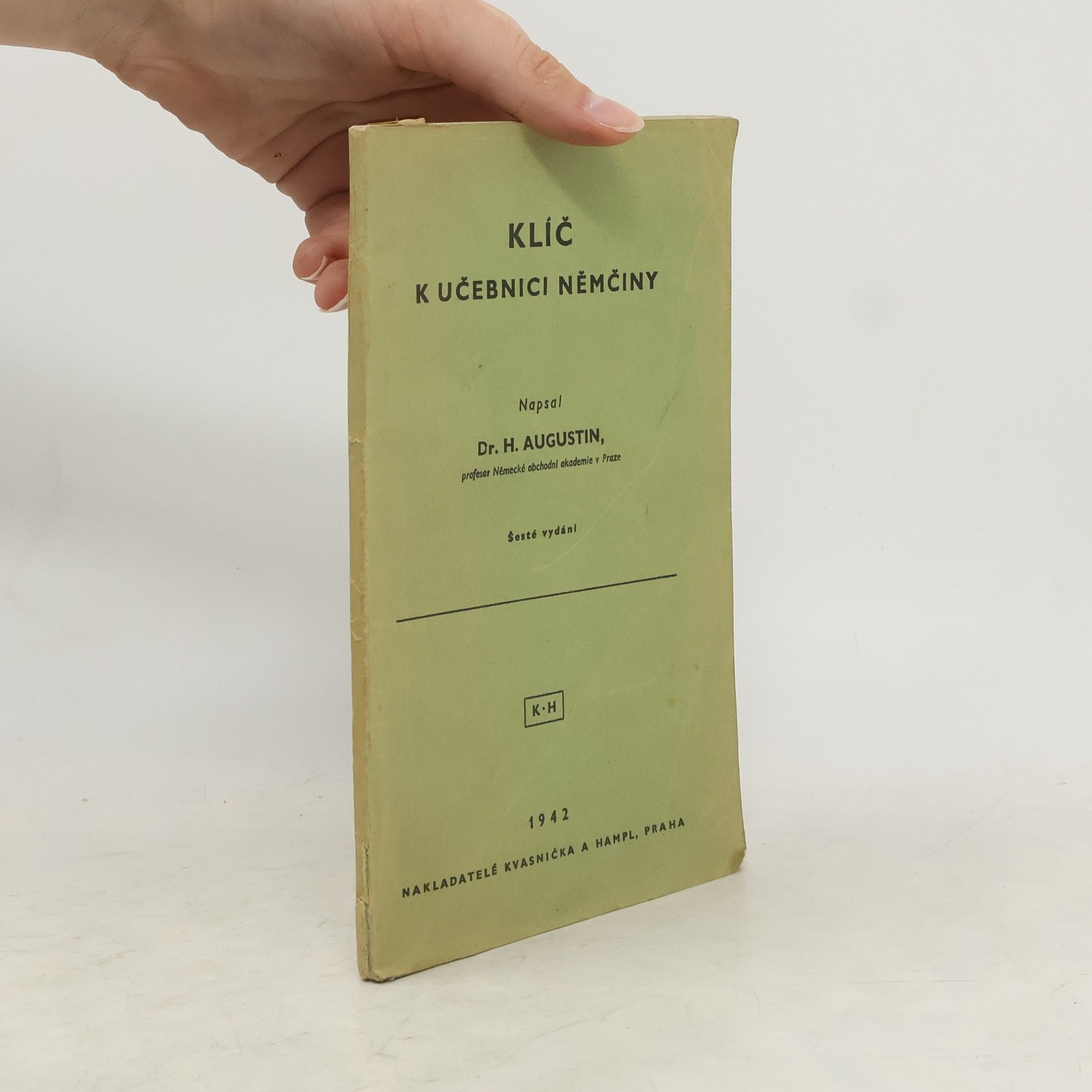 Klíč k učebnici němčiny.