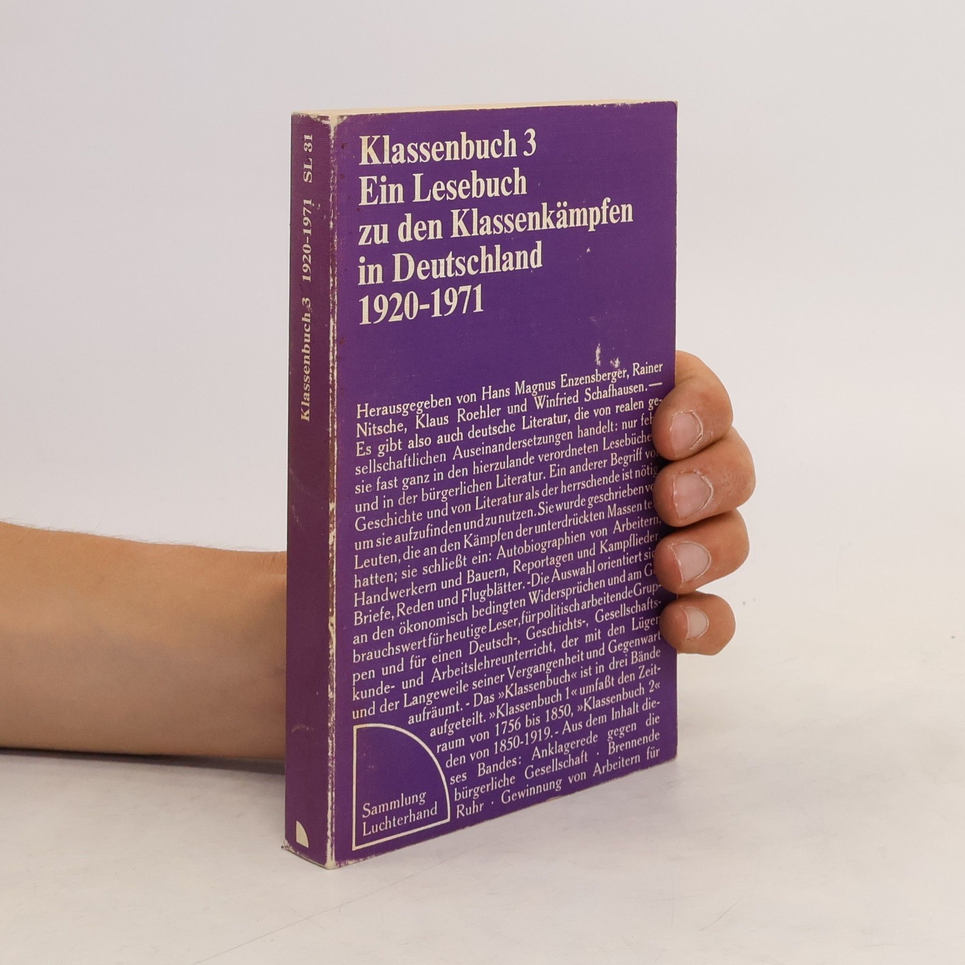 Kolektív autorov Klassenbuch 3. 1920 - 1971