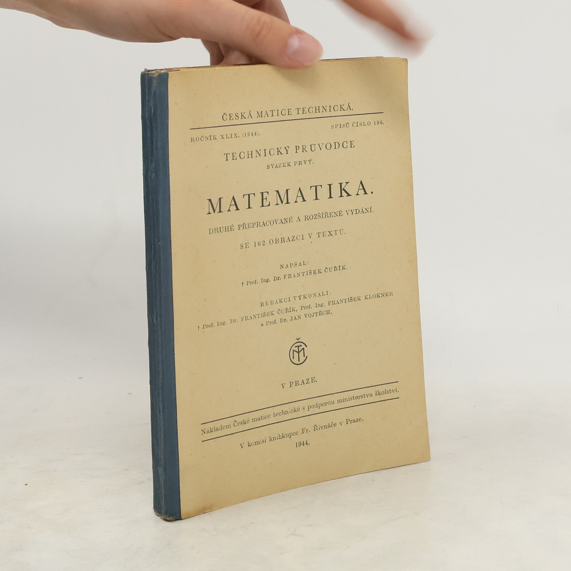 František Čuřík Technický průvodce sv. 1 - Matematika