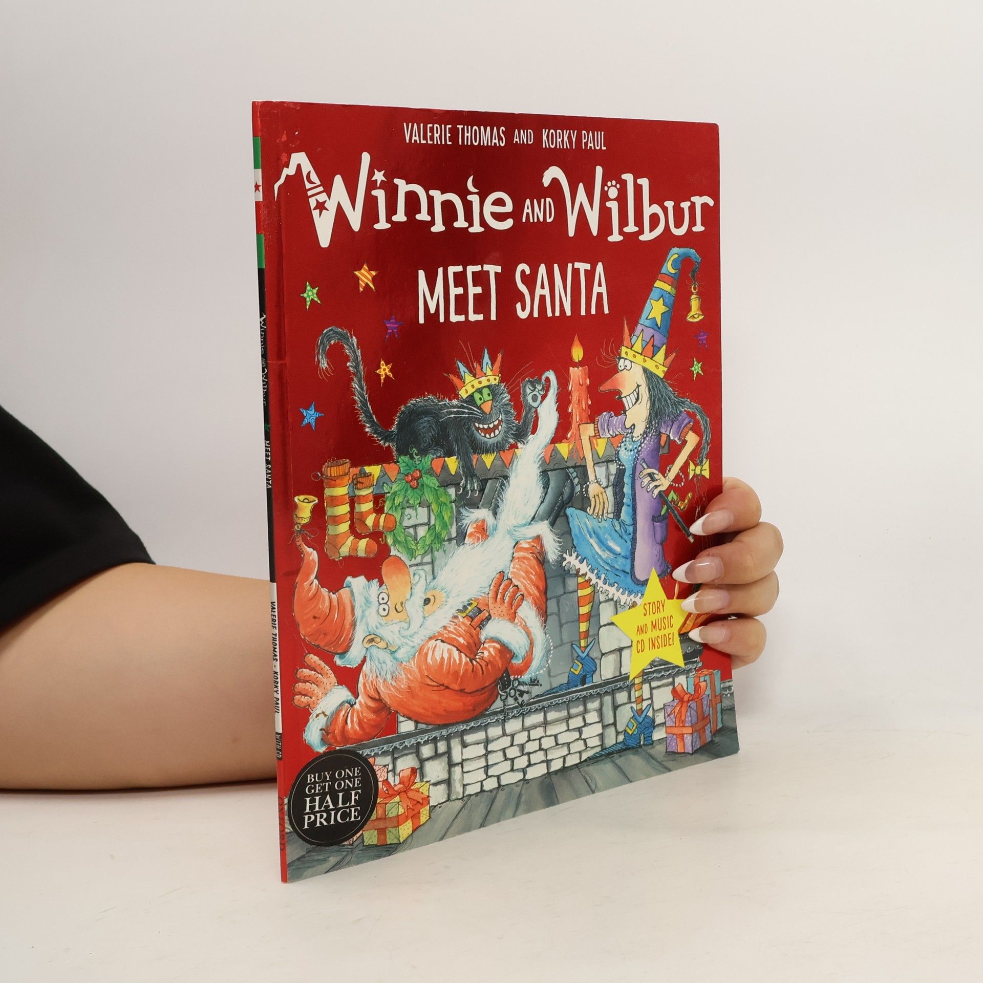 Valérie Thomas Winnie and Wilbur Meet Santa with audio CD