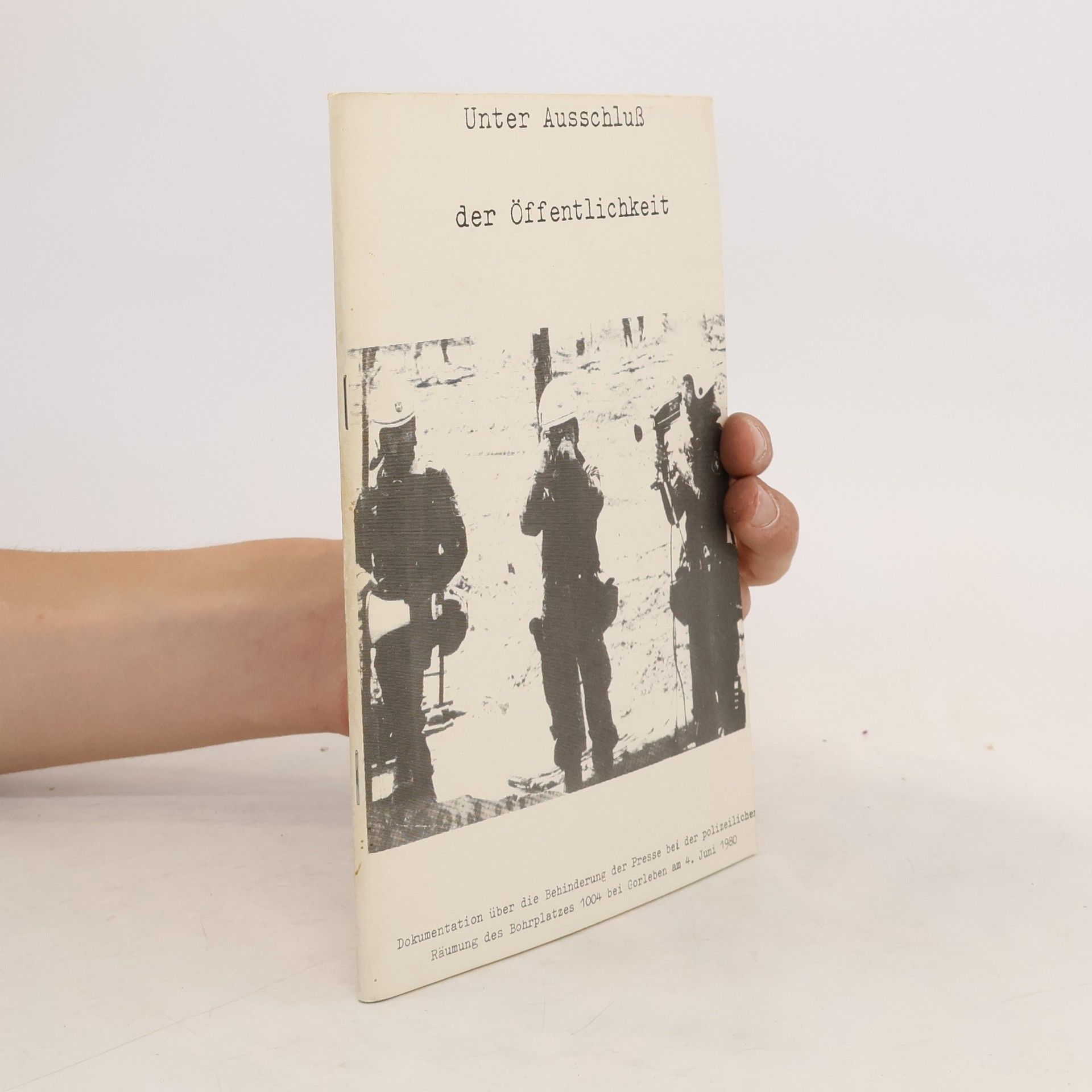 Collectif d'auteurs Unter Ausschluß der Öffentlichkeit