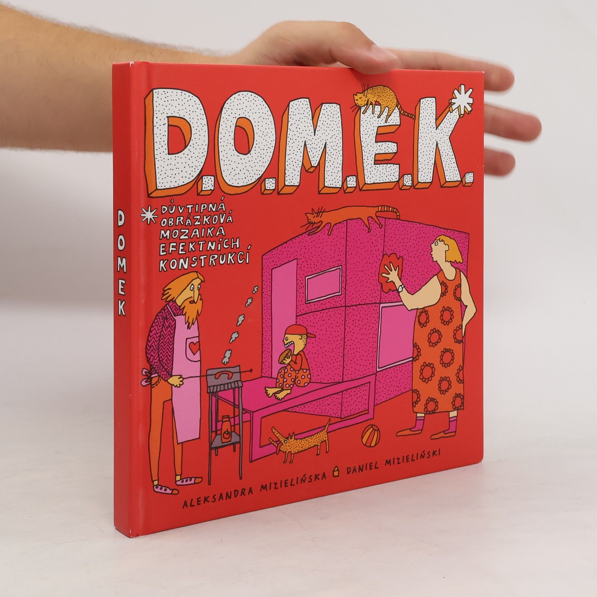 Aleksandra Mizielinska D.O.M.E.K. DOMEK. Důvtipná obrázková mozaika efektních konstrukcí