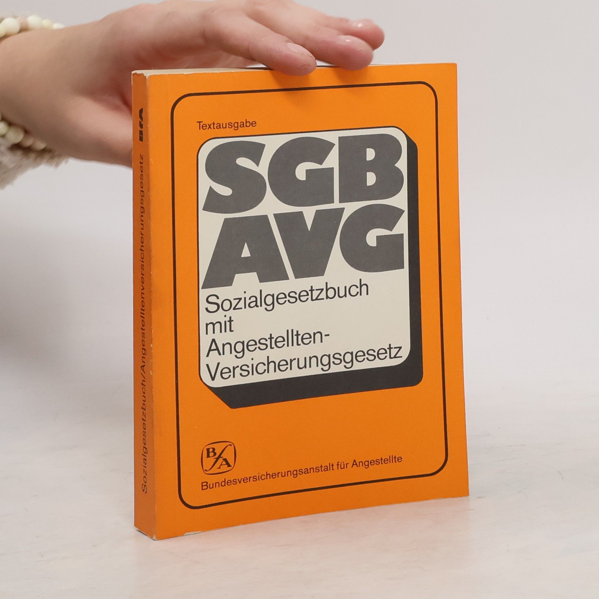 Kolektív autorov SGB/AVG. Sozialgesetzbuch mit Angestellten-Versicherungsgesetz