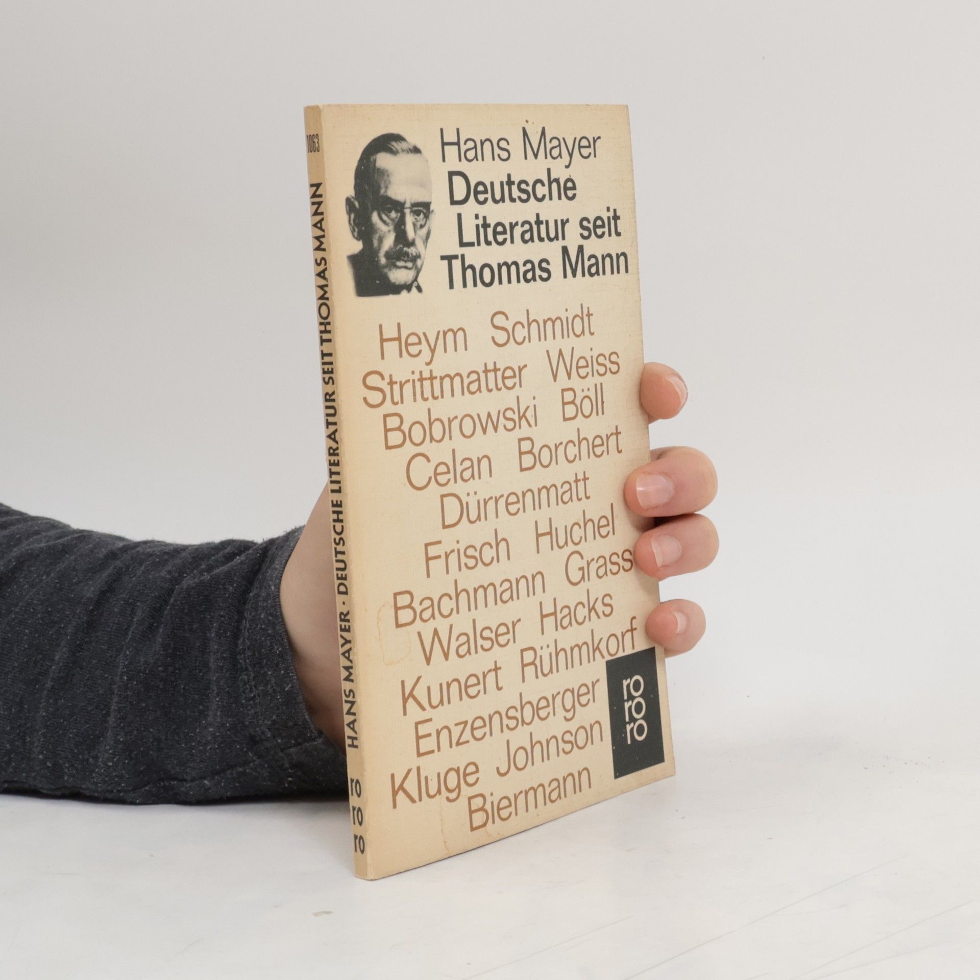 Hans Mayer Deutsche Literatur seit Thomas Mann