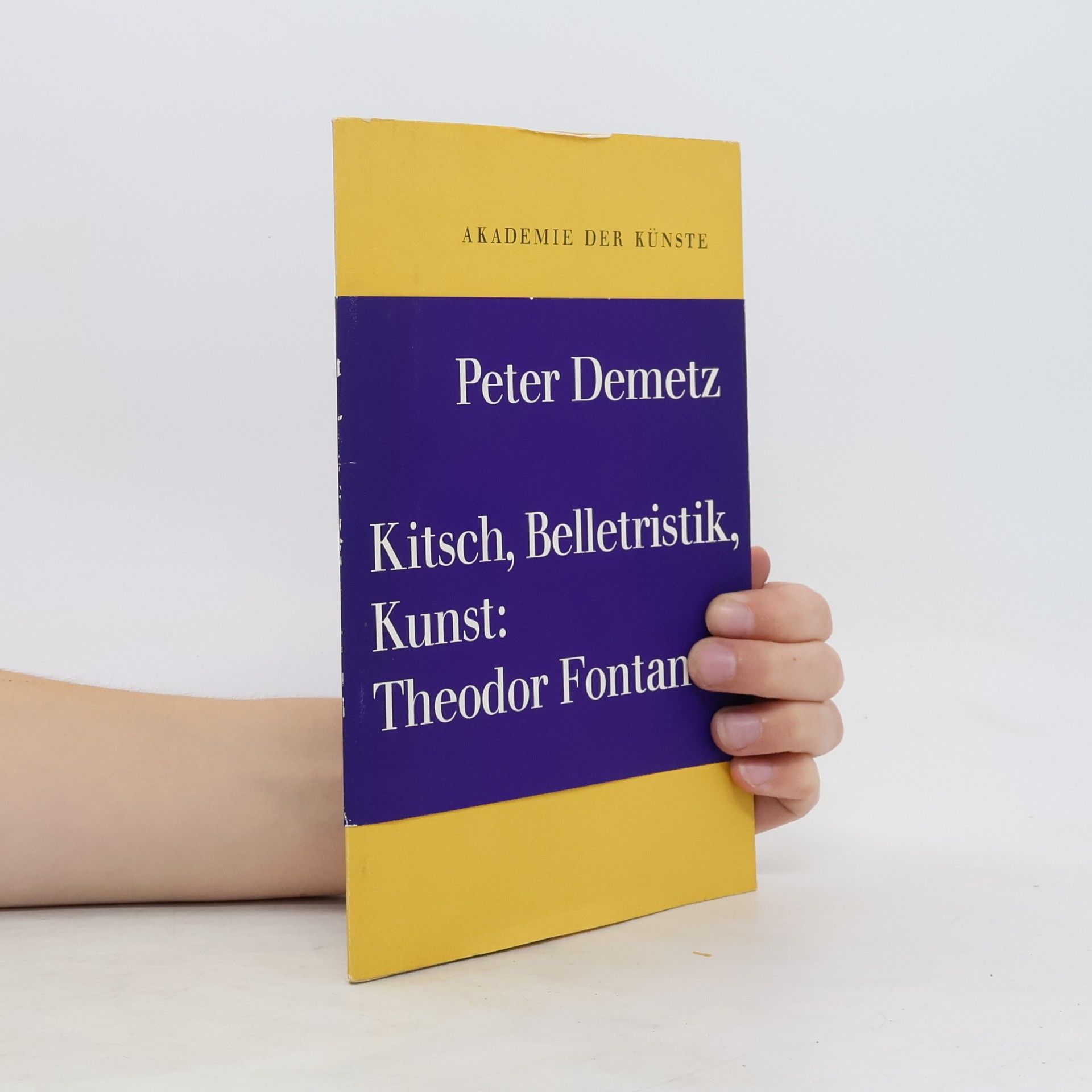 Peter Demetz Kitsch, Belletristik, Kunst: Theodor Fontane