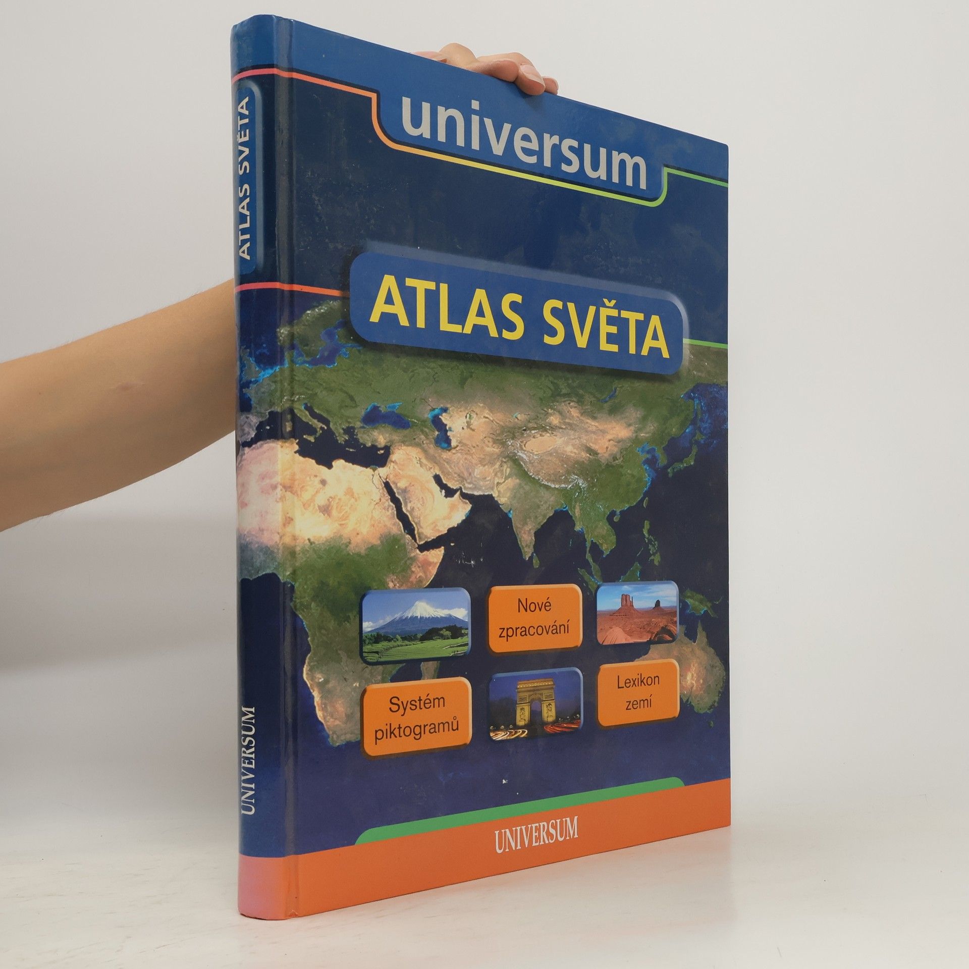 Irena Rybová Atlas světa nové zpracování, systém piktogramů, lexikon zemí
