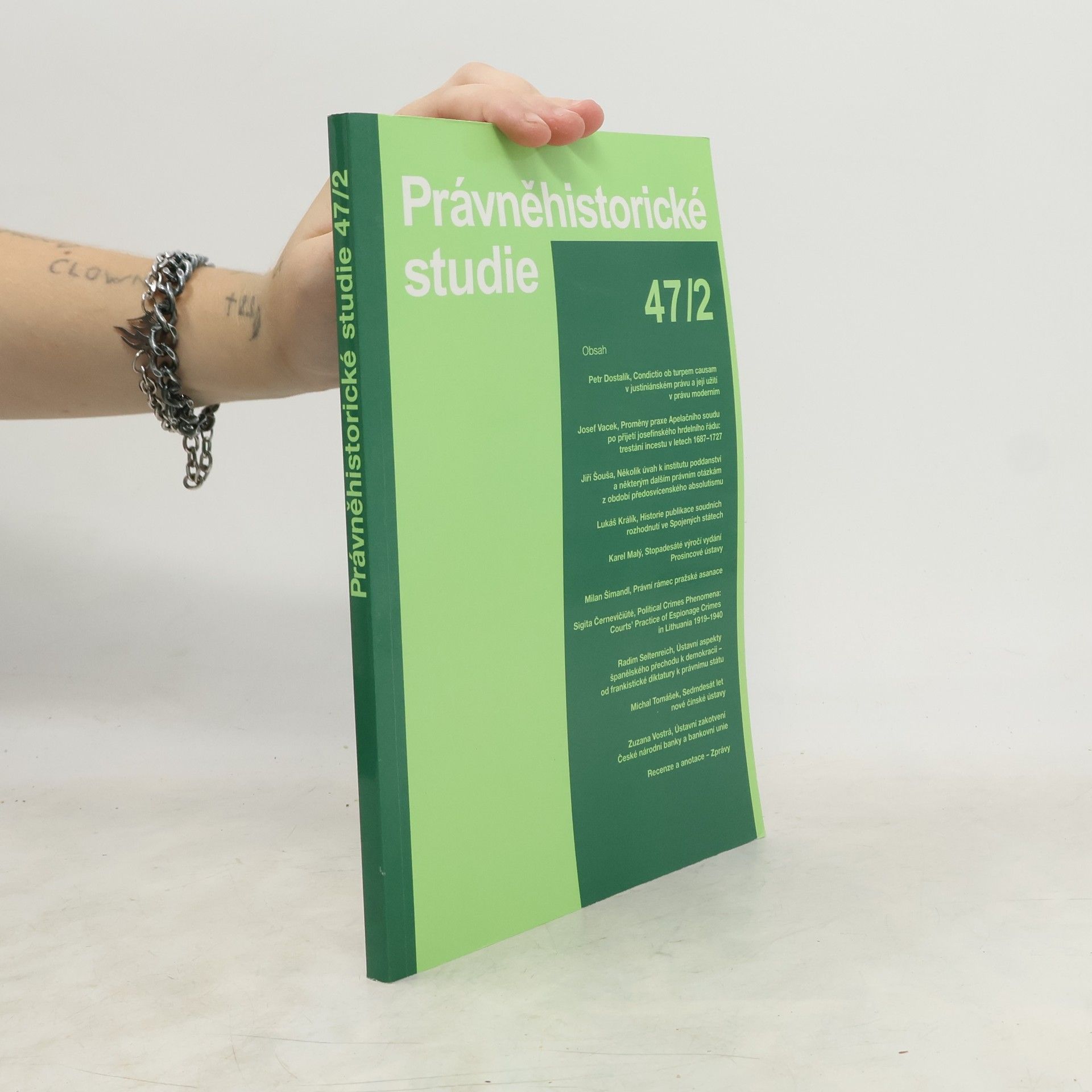 Collectif d'auteurs Právněhistorické studie 47/2