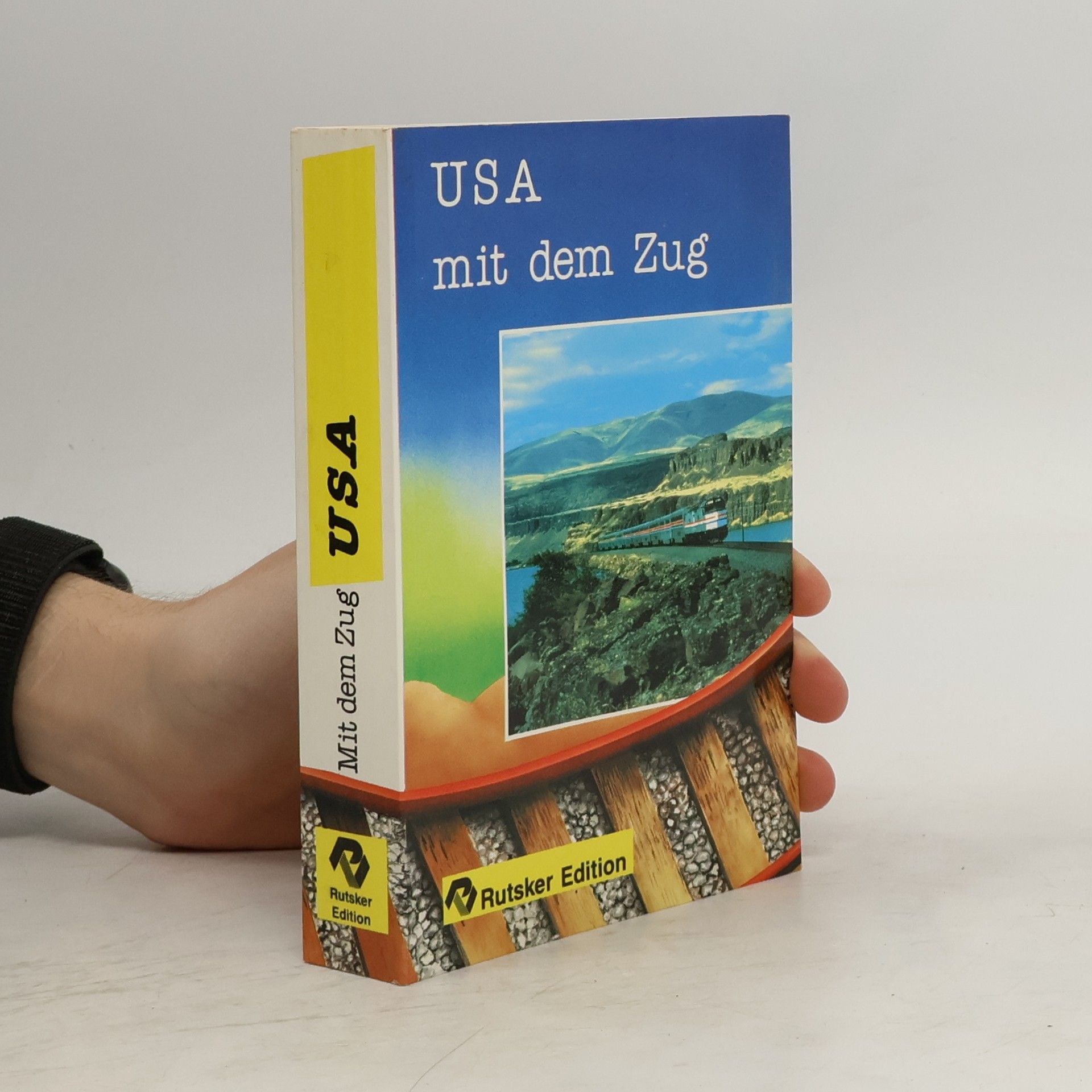 Margareta Lindblad USA mit dem Zug
