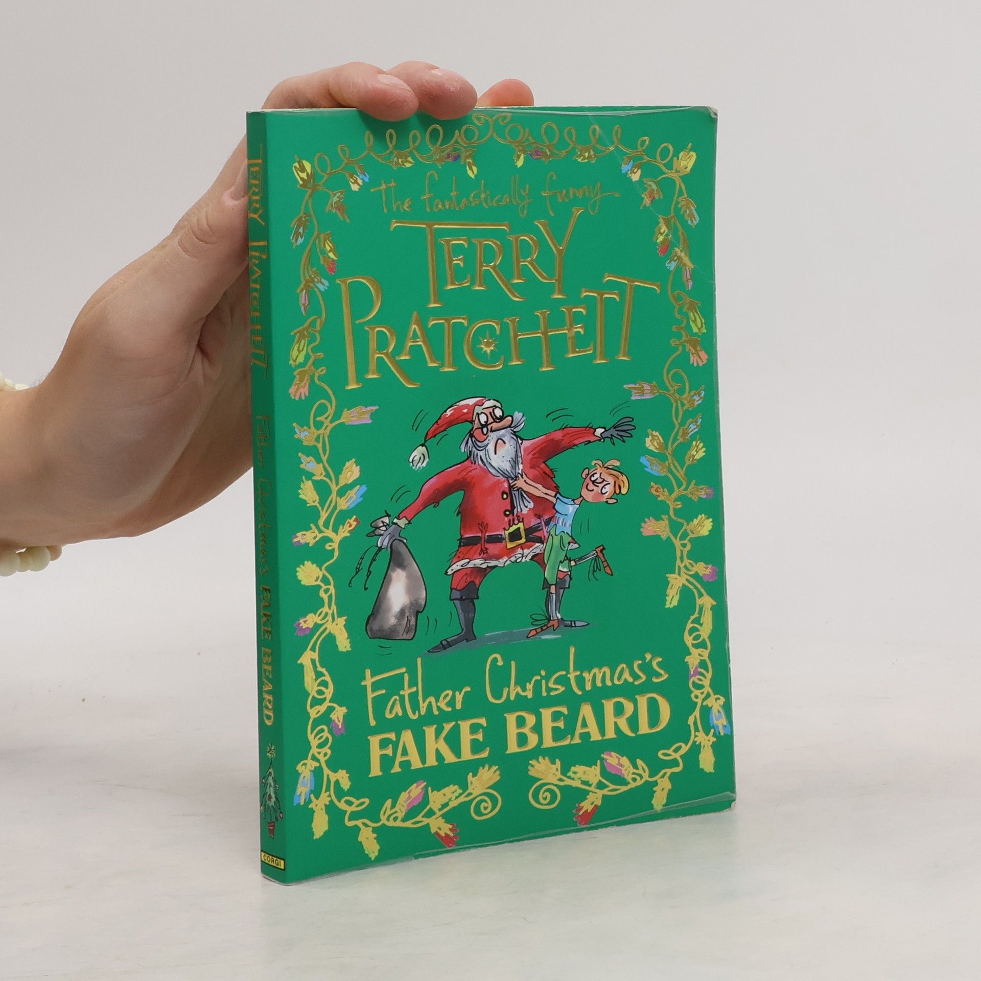 Terry Pratchett Father Christmas's fake beard