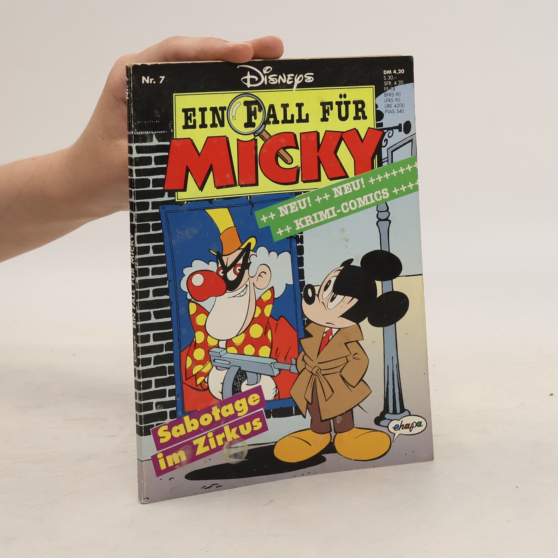 Collectif d'auteurs Ein Fall für Micky 7. Sabotage im Zirkus