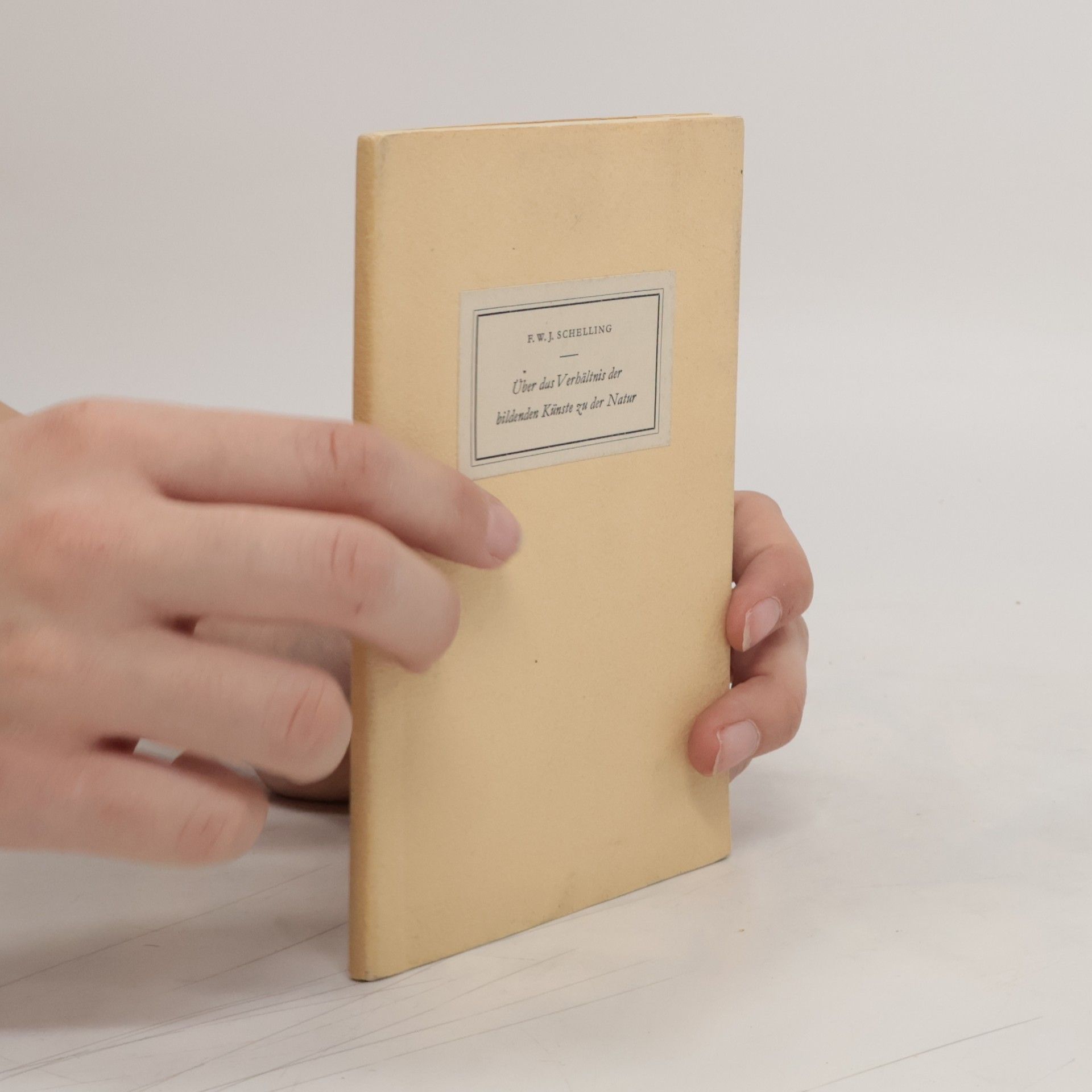 F.W.J. Schelling Über das Verhältnis der bildenden Künste zu der Natur