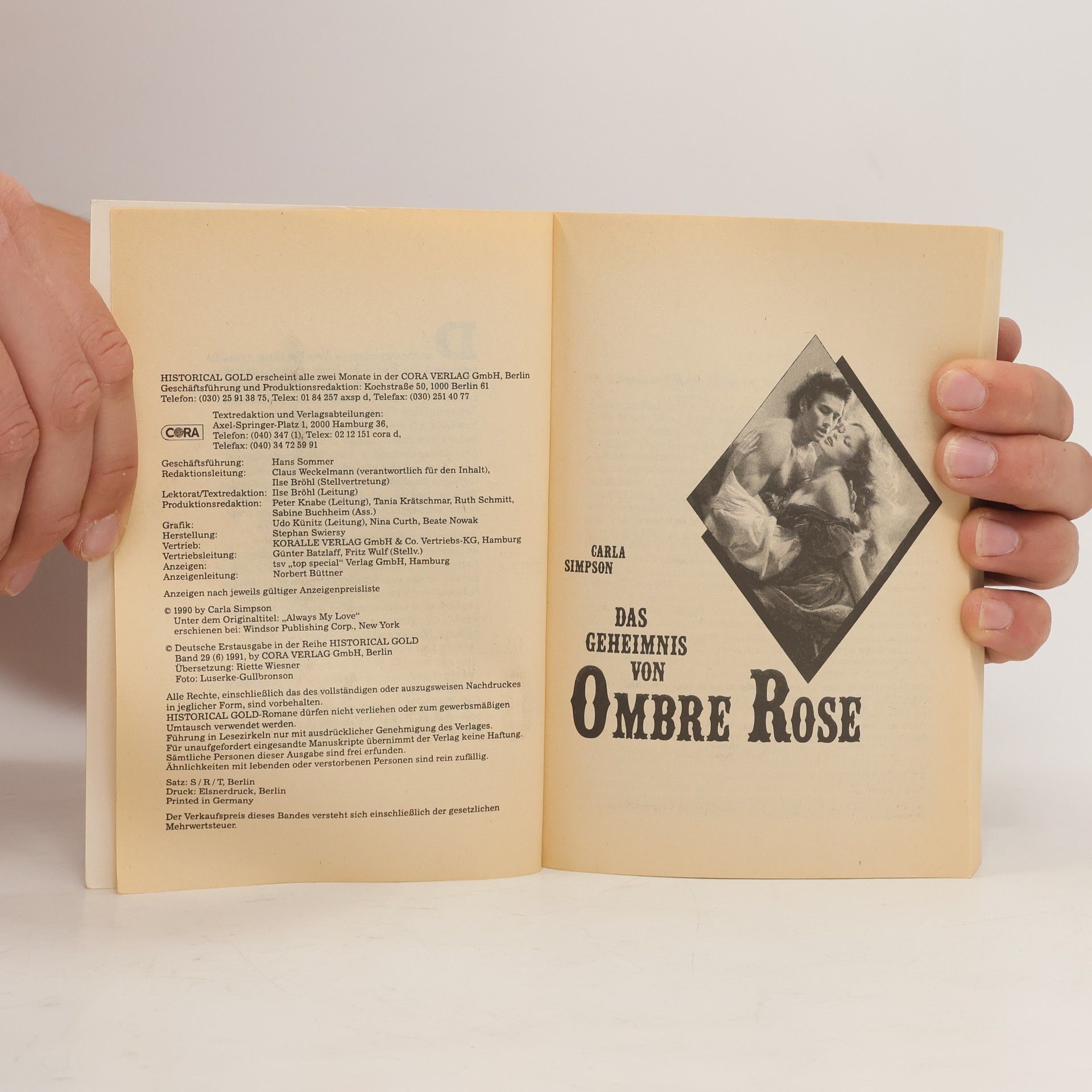 Carla Simpson Das Geheimnis von Ombre Rose