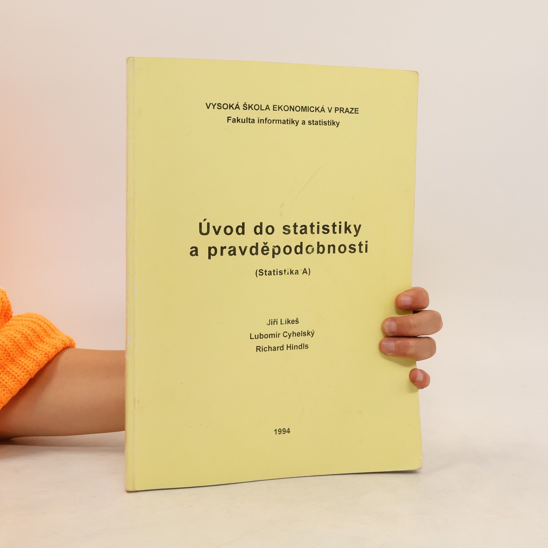 Jiří Likeš Úvod do statistiky a pravděpodobnosti