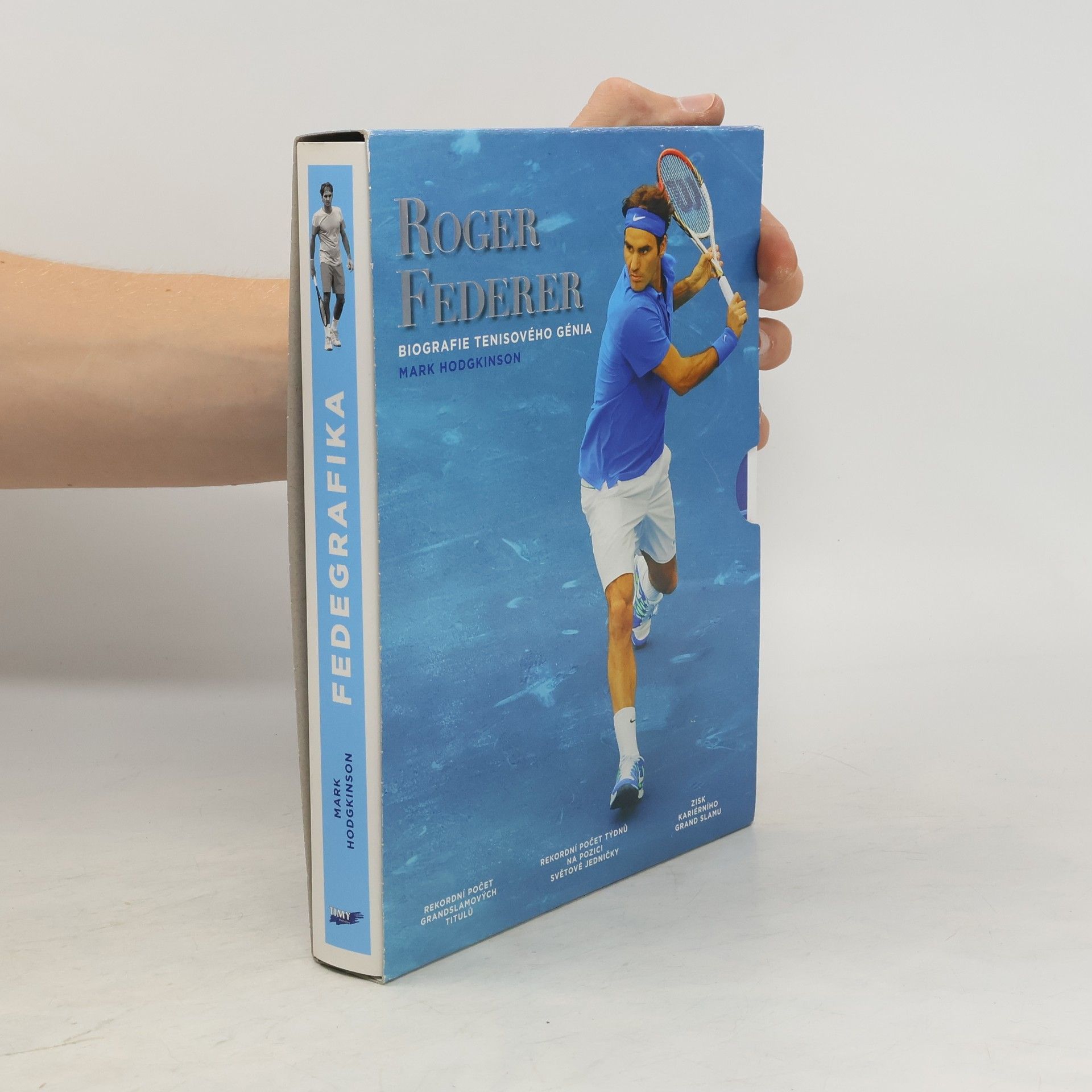 Mark Hodgkinson Fedegrafika : grafická biografie tenisového génia Rogera Federera