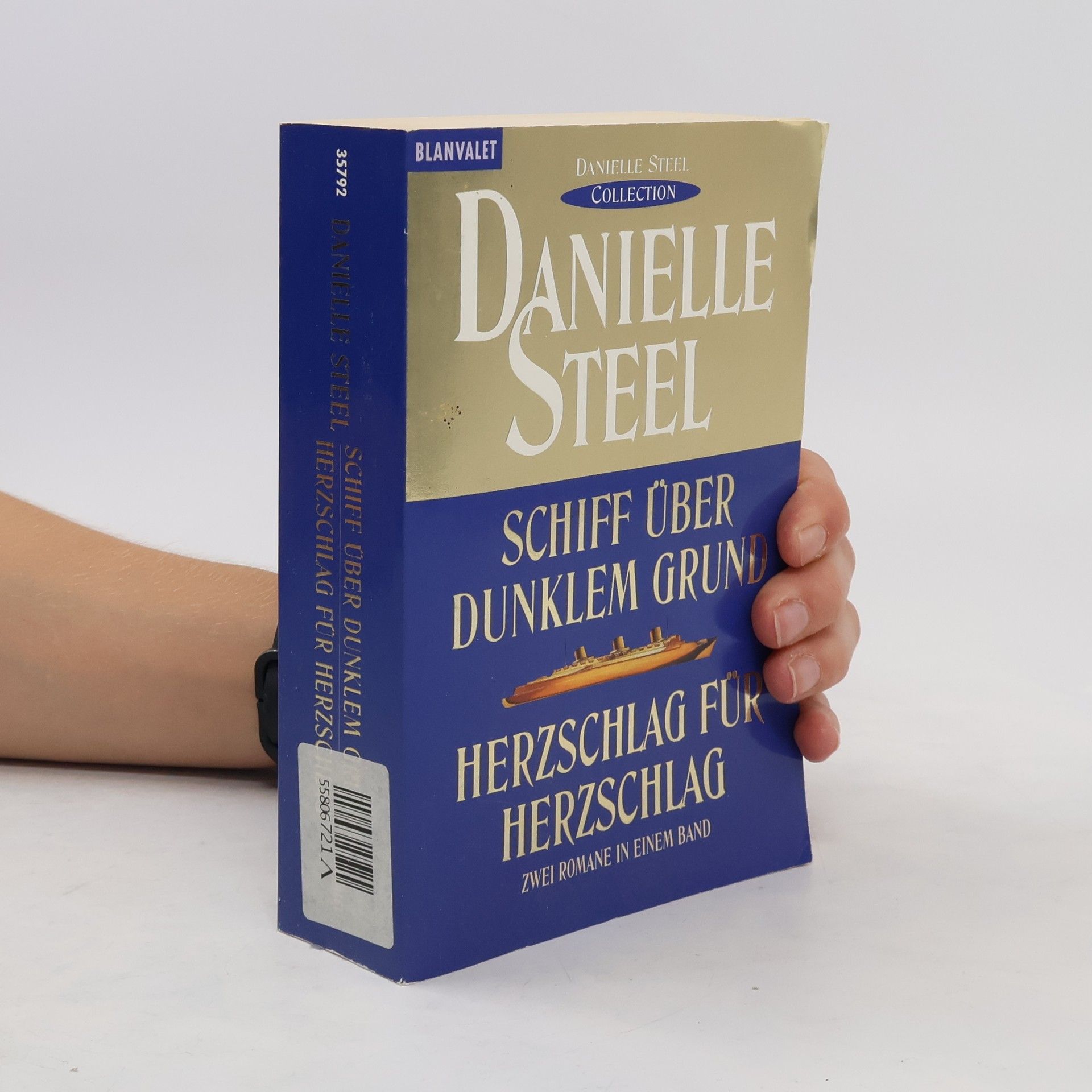 Danielle Steel Schiff über dunklem Grund / Herzschlag für Herzschlag.