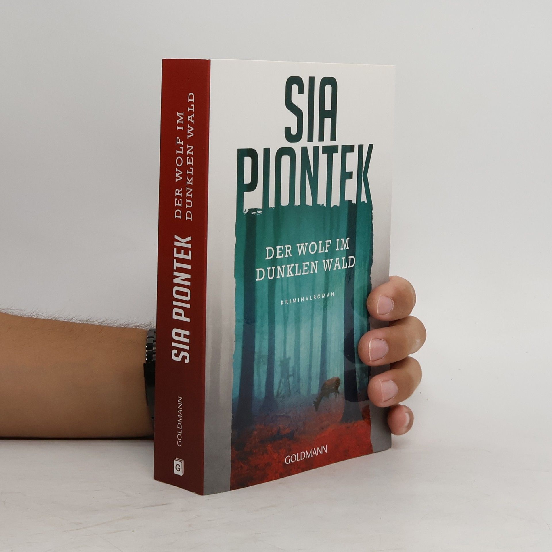 Der Wolf im dunklen Wald