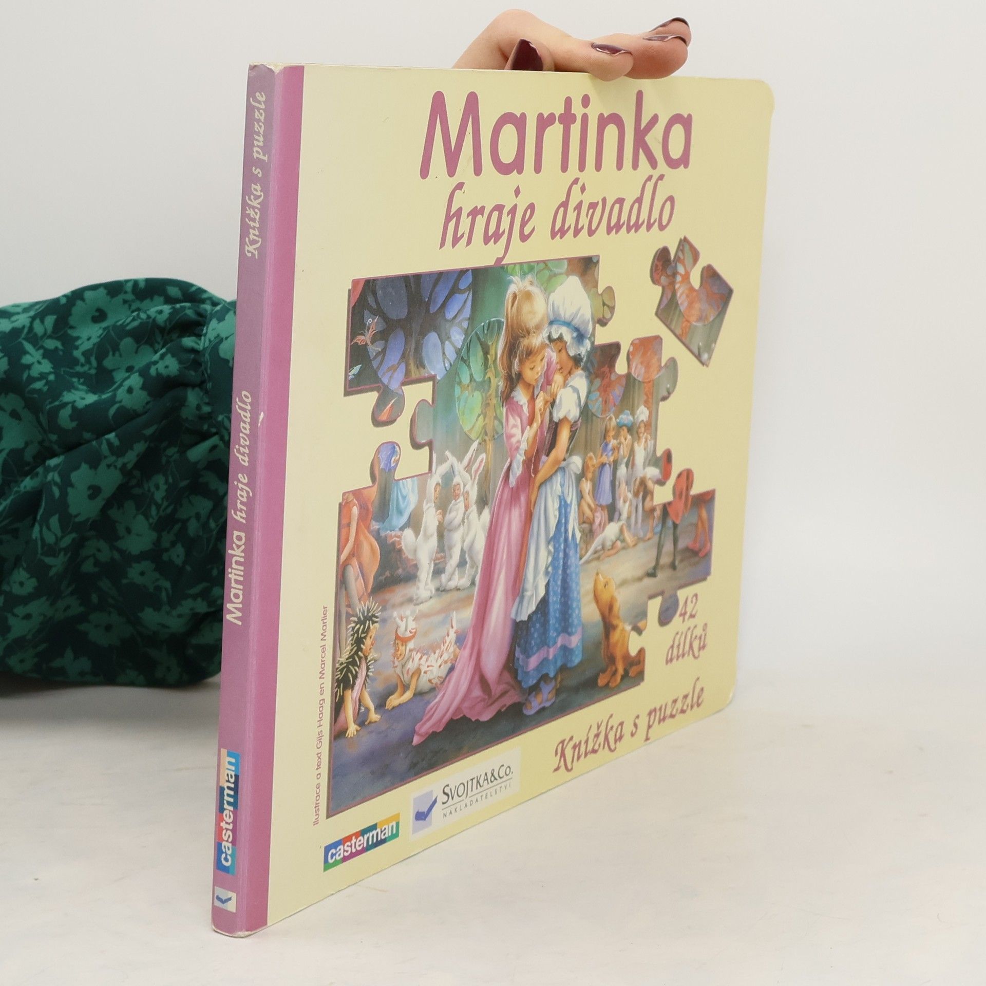Marcel Marlier Martinka hraje divadlo. Knížka s puzzle