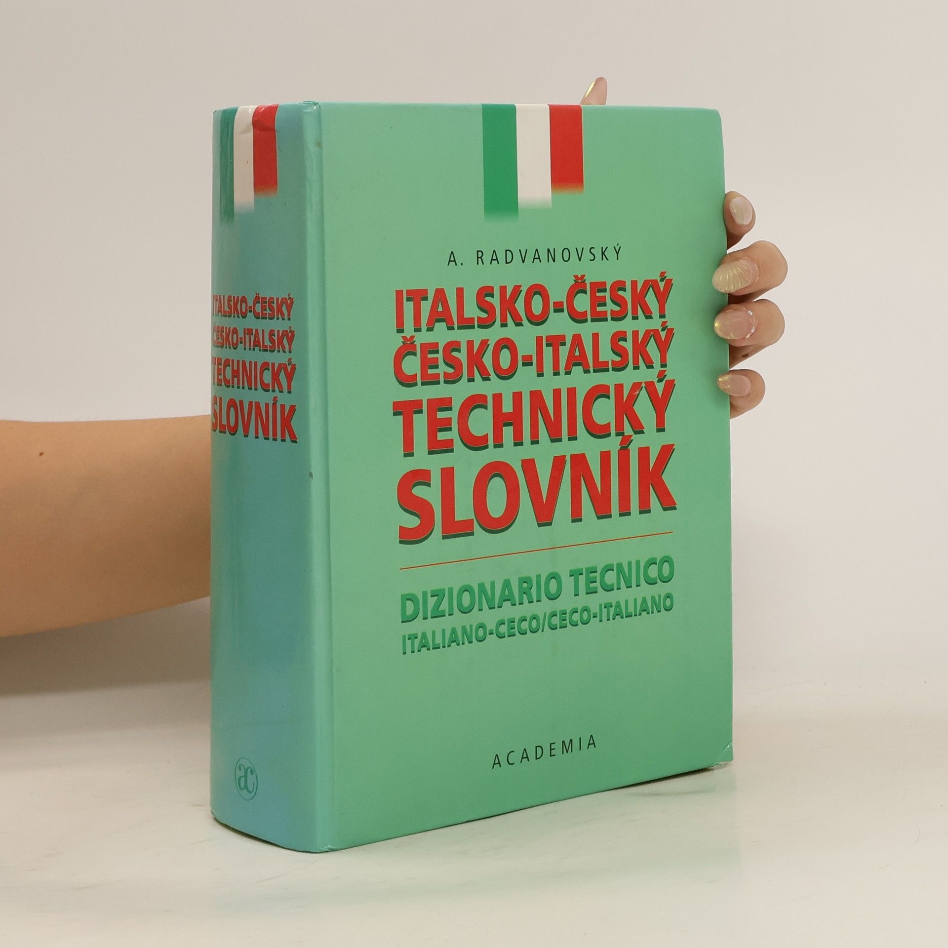 Antonín Radvanovský Italsko-český a česko-italský technický slovník