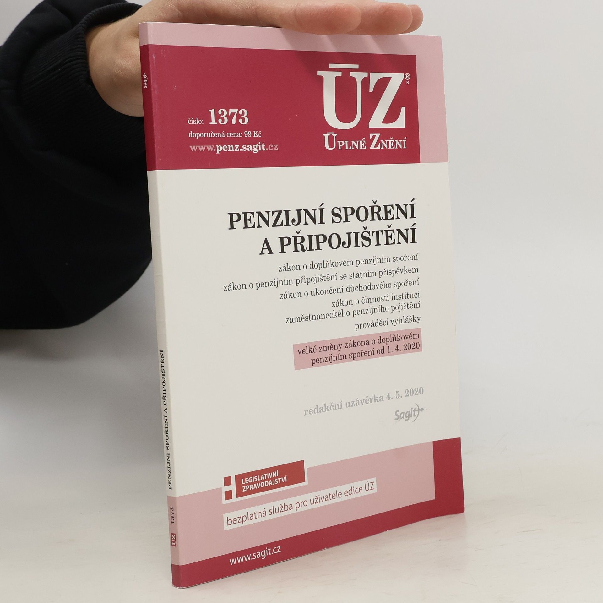 Collectif d'auteurs Penzijní spoření a připojištění. ÚZ 2020 č. 1373