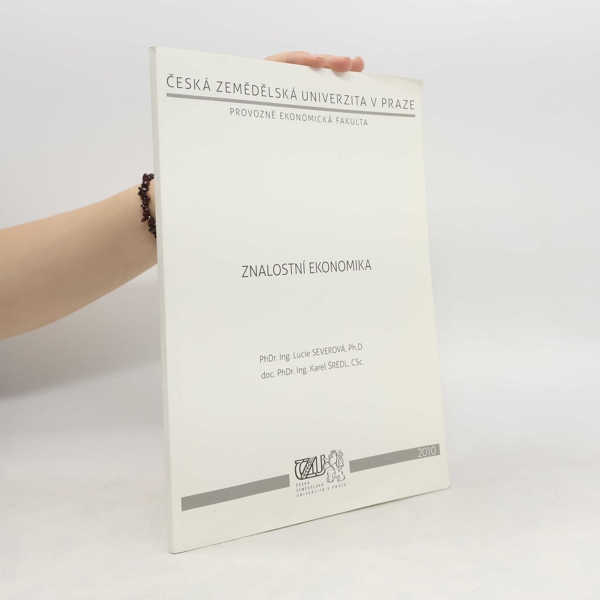 Šrédl Karel Znalostní ekonomika