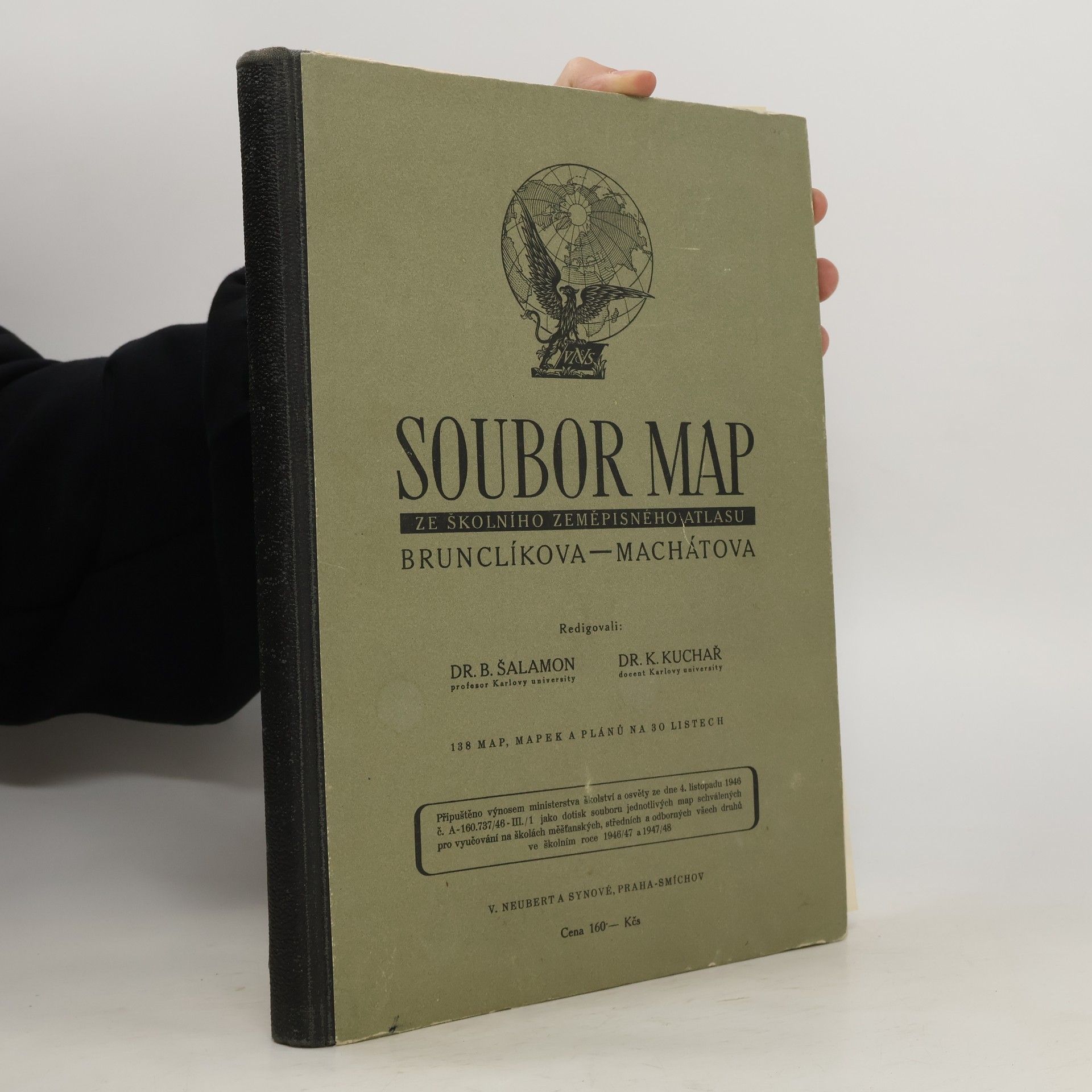 Various authors Soubor map ze školního zeměpisného atlasu