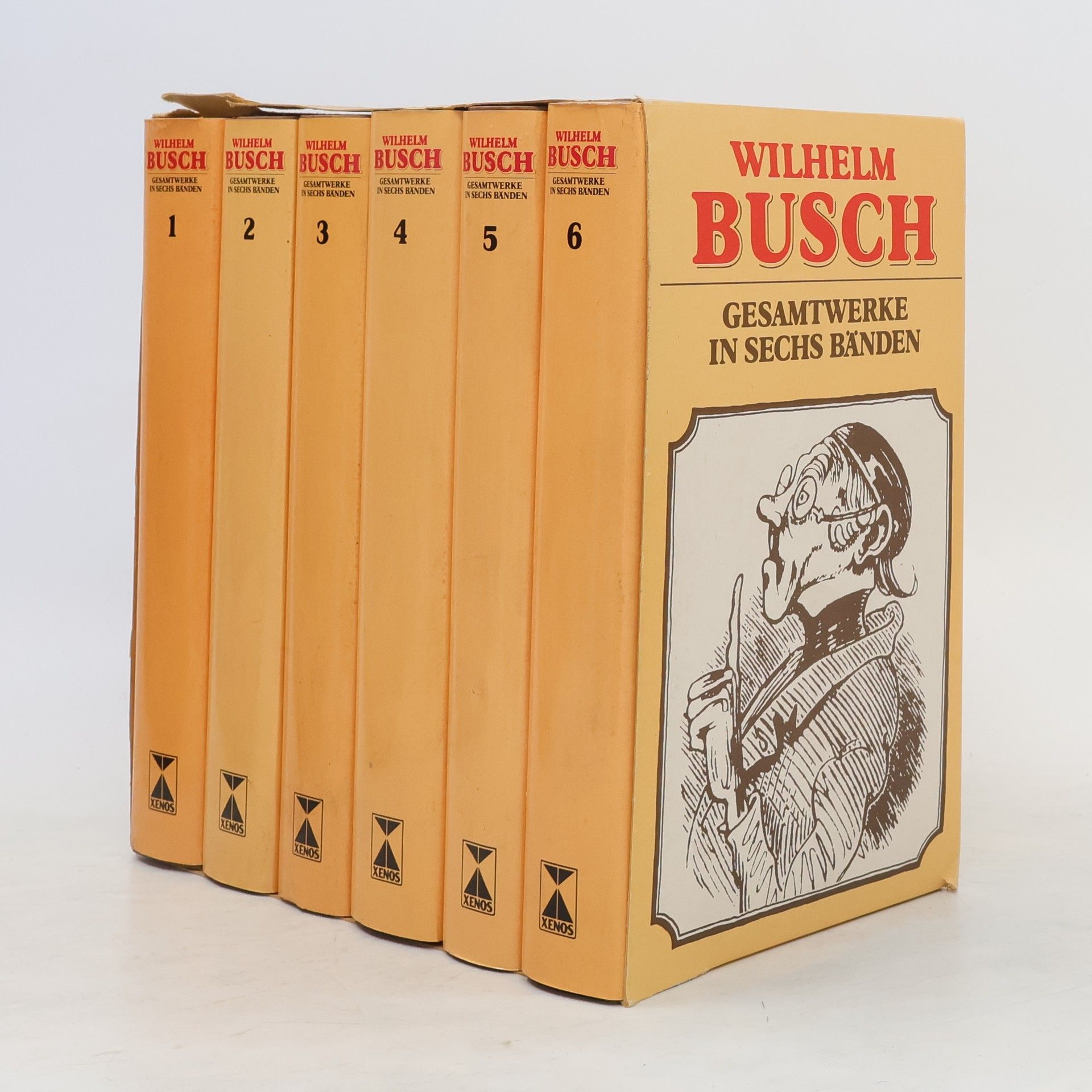 Wilhelm Busch Gesamtwerke in sechs Bänden 1-6