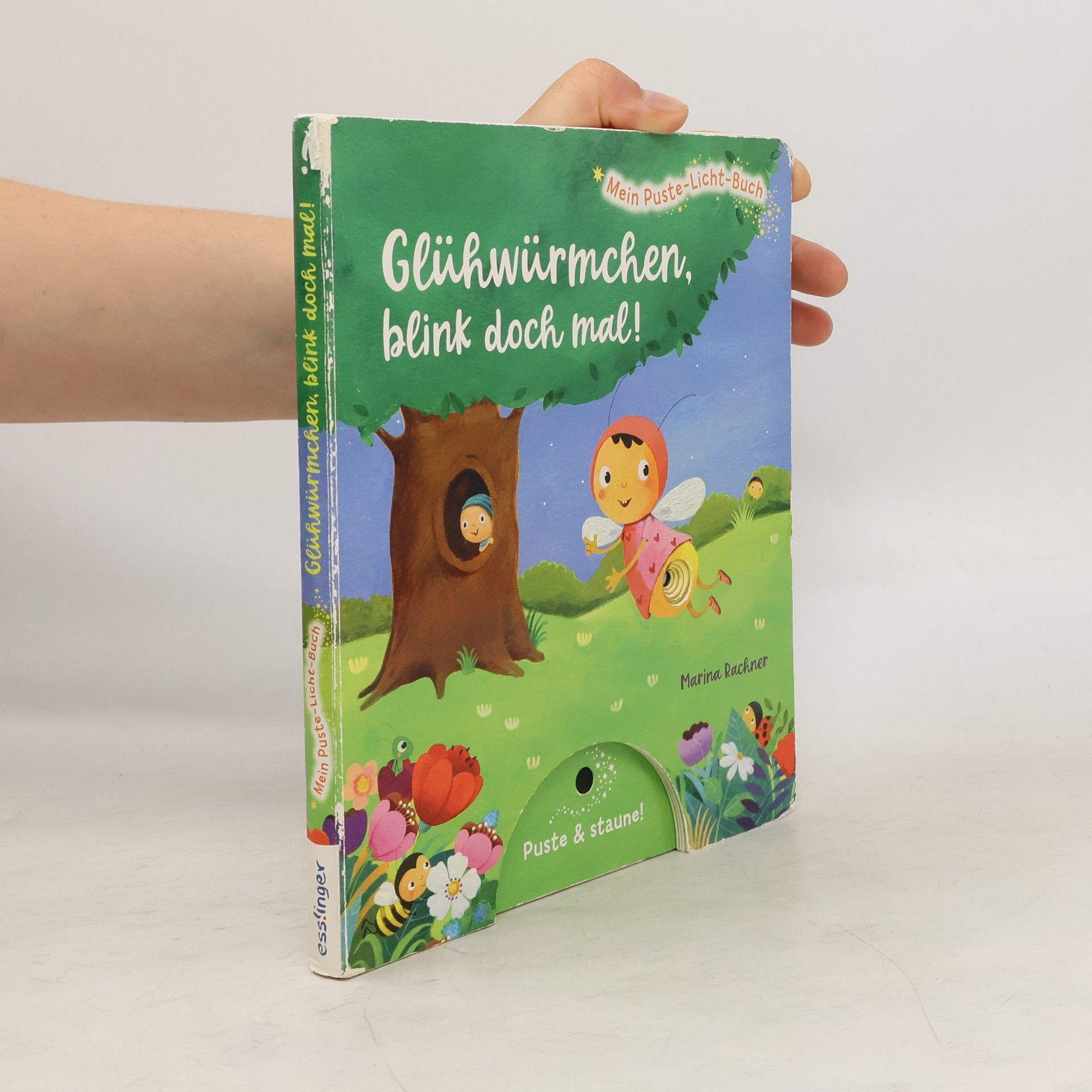 Sylvia Tress Mein Puste-Licht-Buch: Glühwürmchen, blink doch mal!