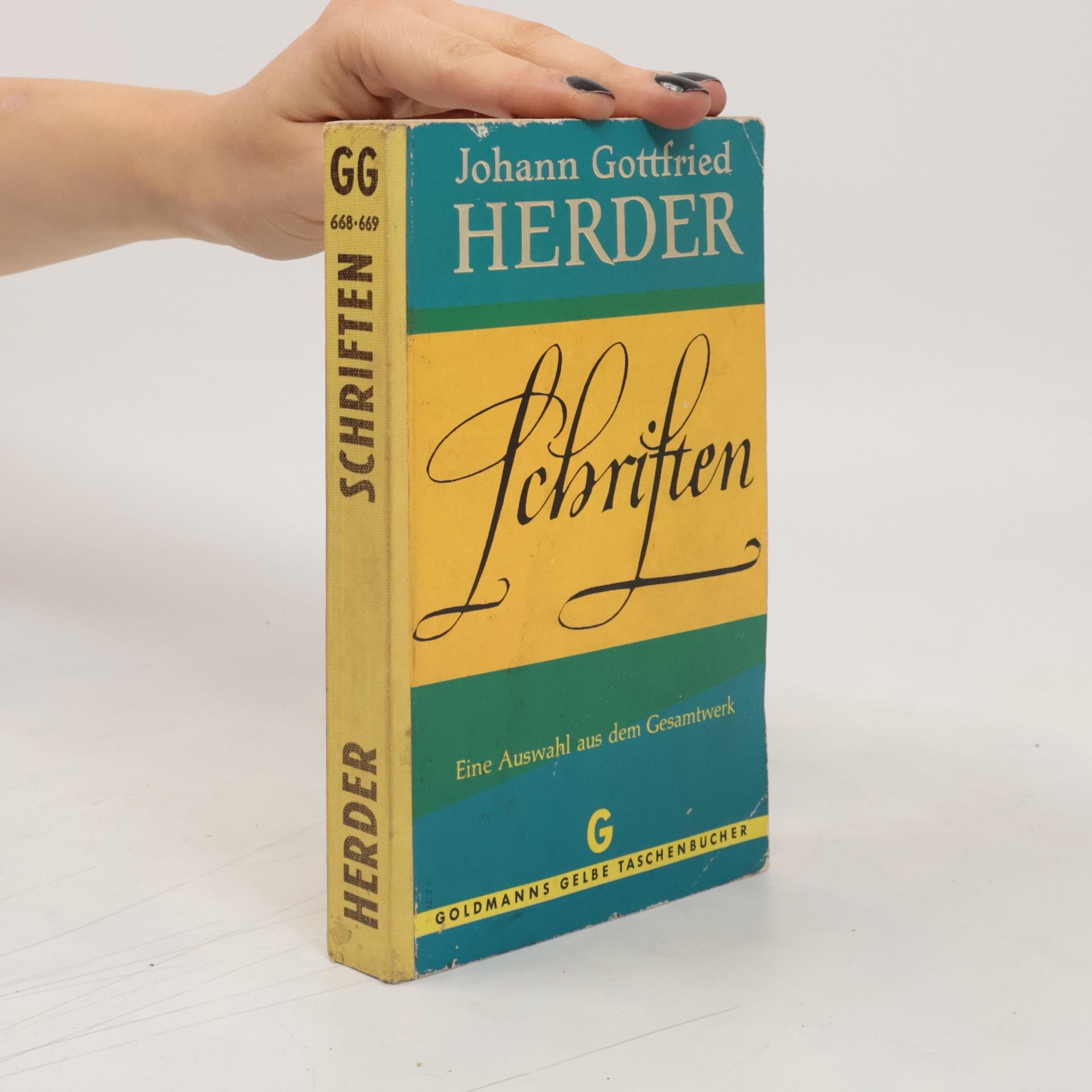 Johann Gottfried Herder Schriften