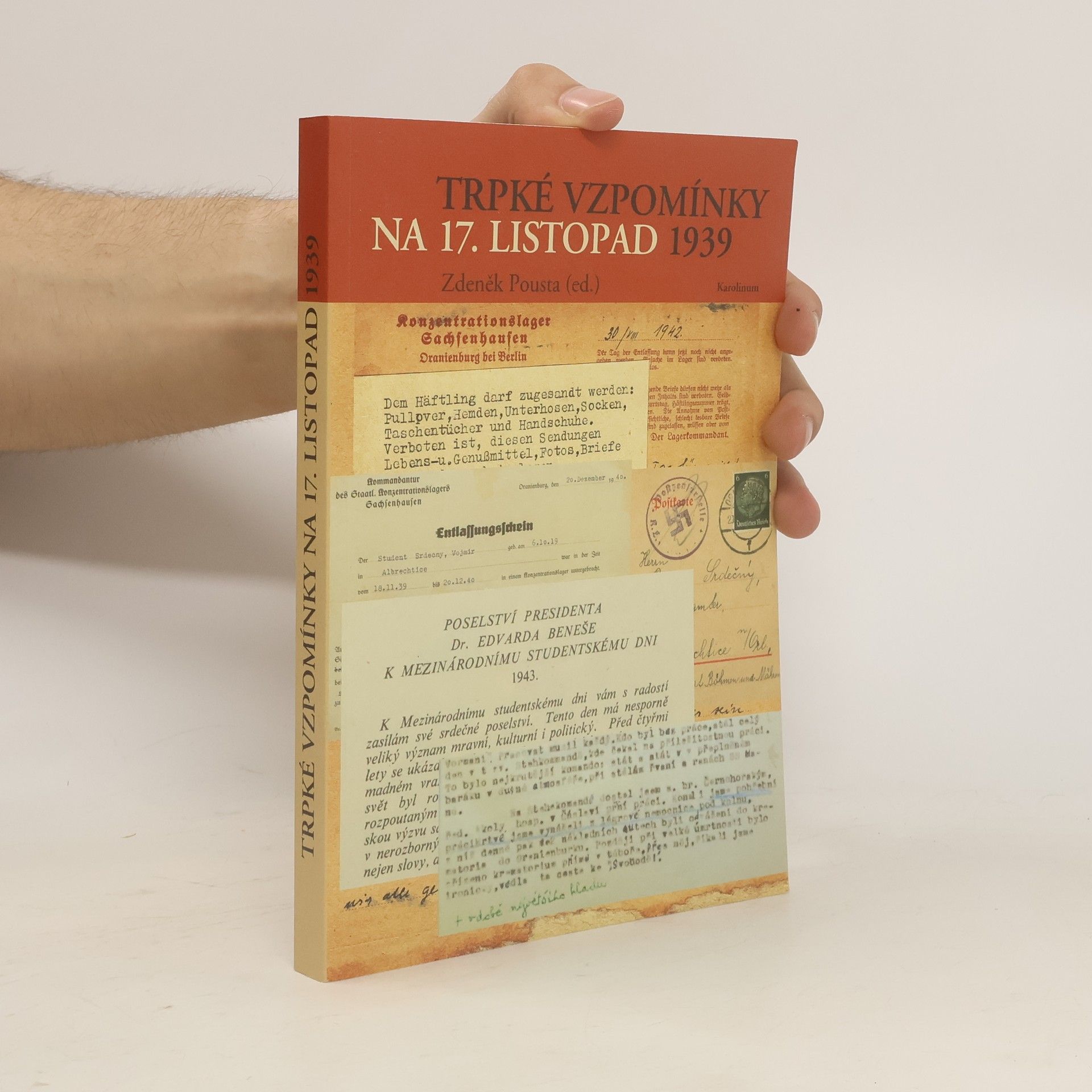 Zdeněk Pousta Trpké vzpomínky na 17. listopad 1939