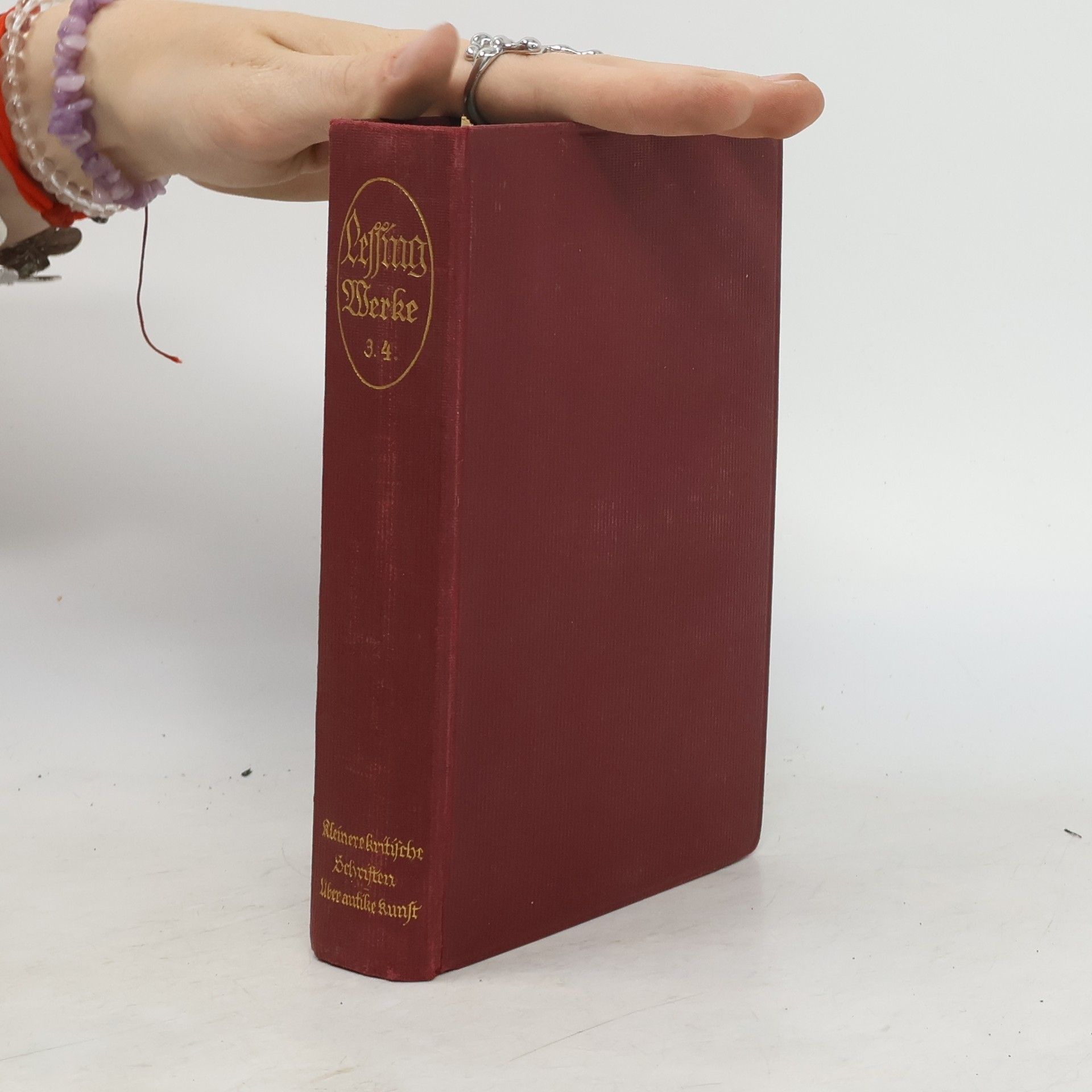 Gotthold Ephraim Lessing Lessings Werke 3-4