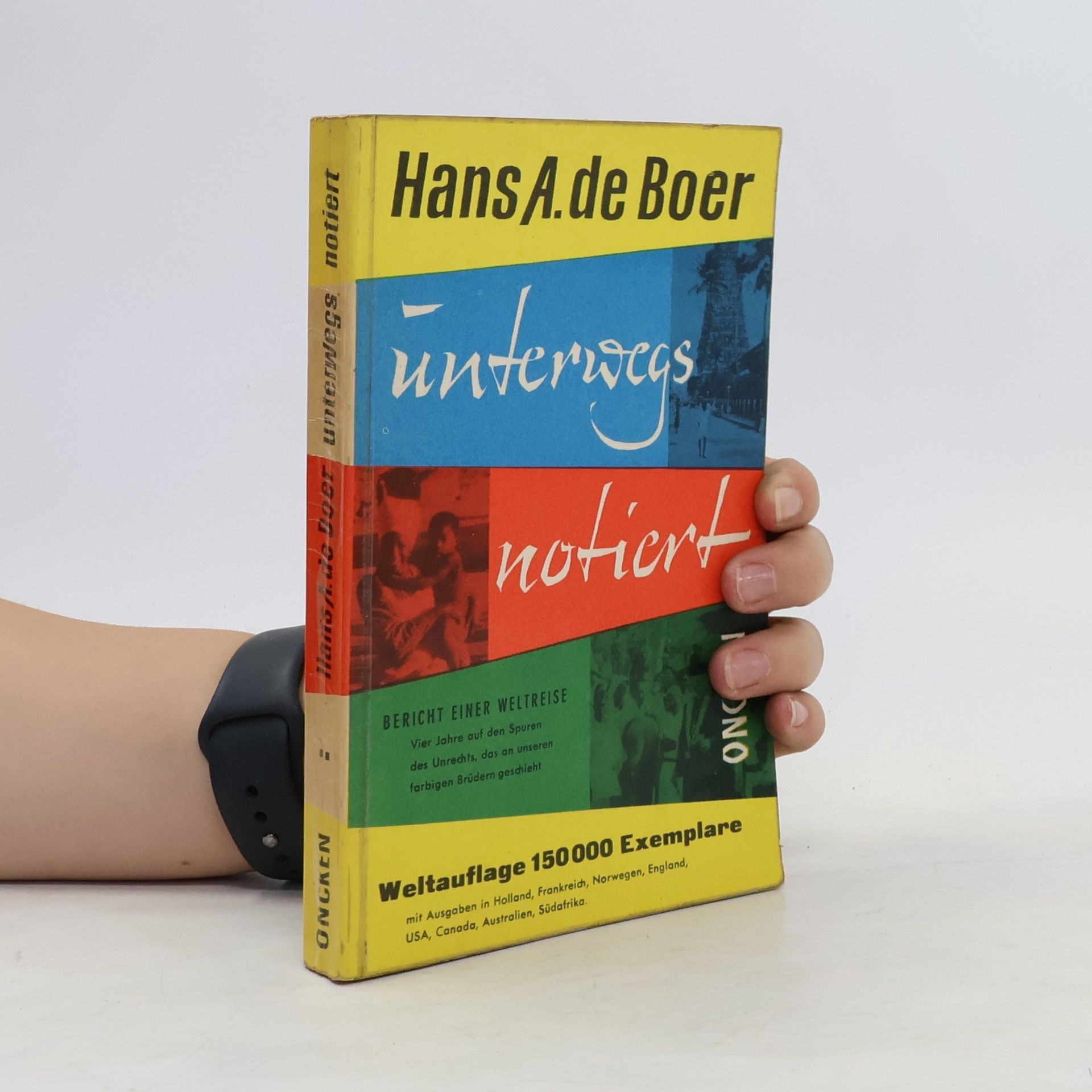 Hans A. de Boer Unterwegs notiert