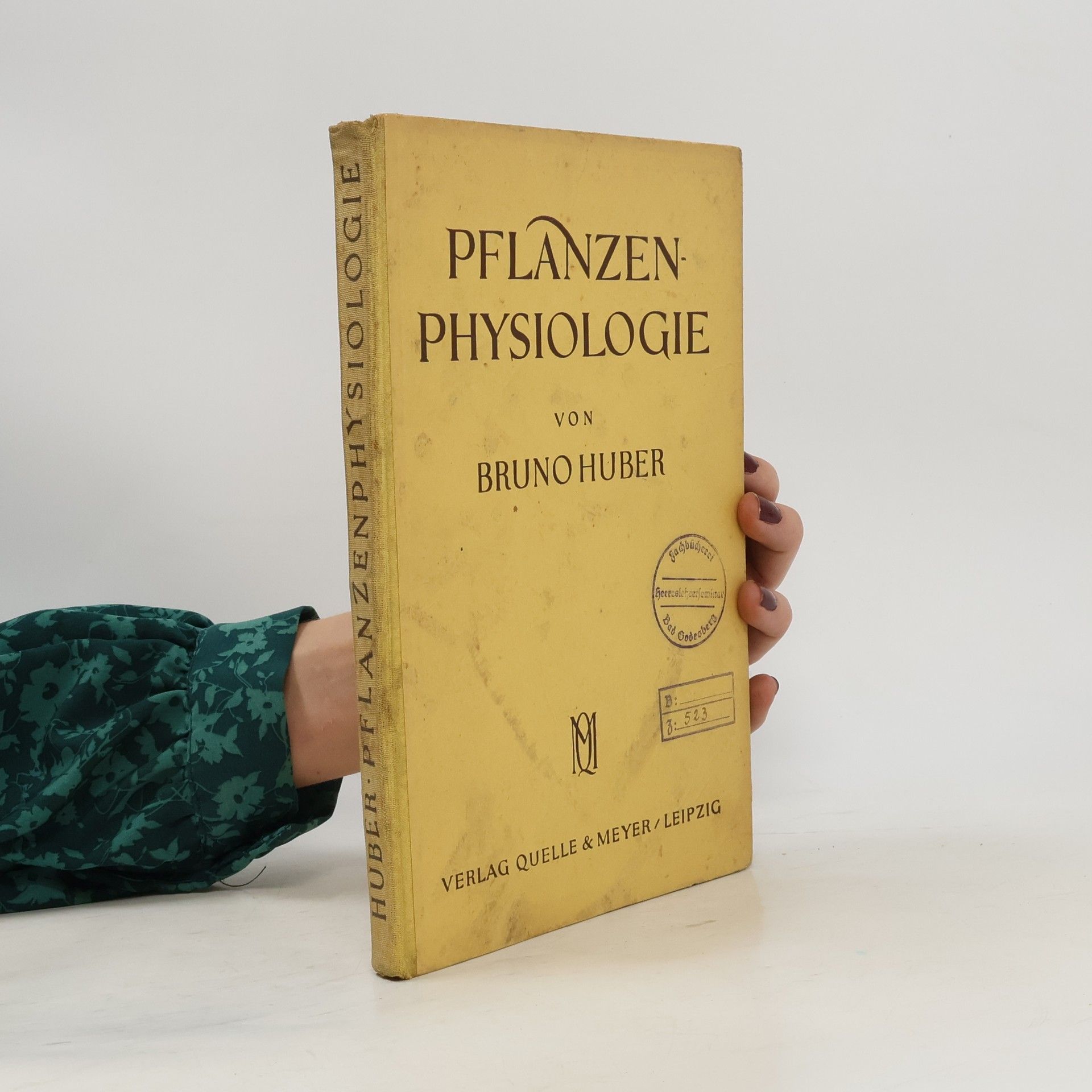 Bruno Huber Pflanzenphysiologie