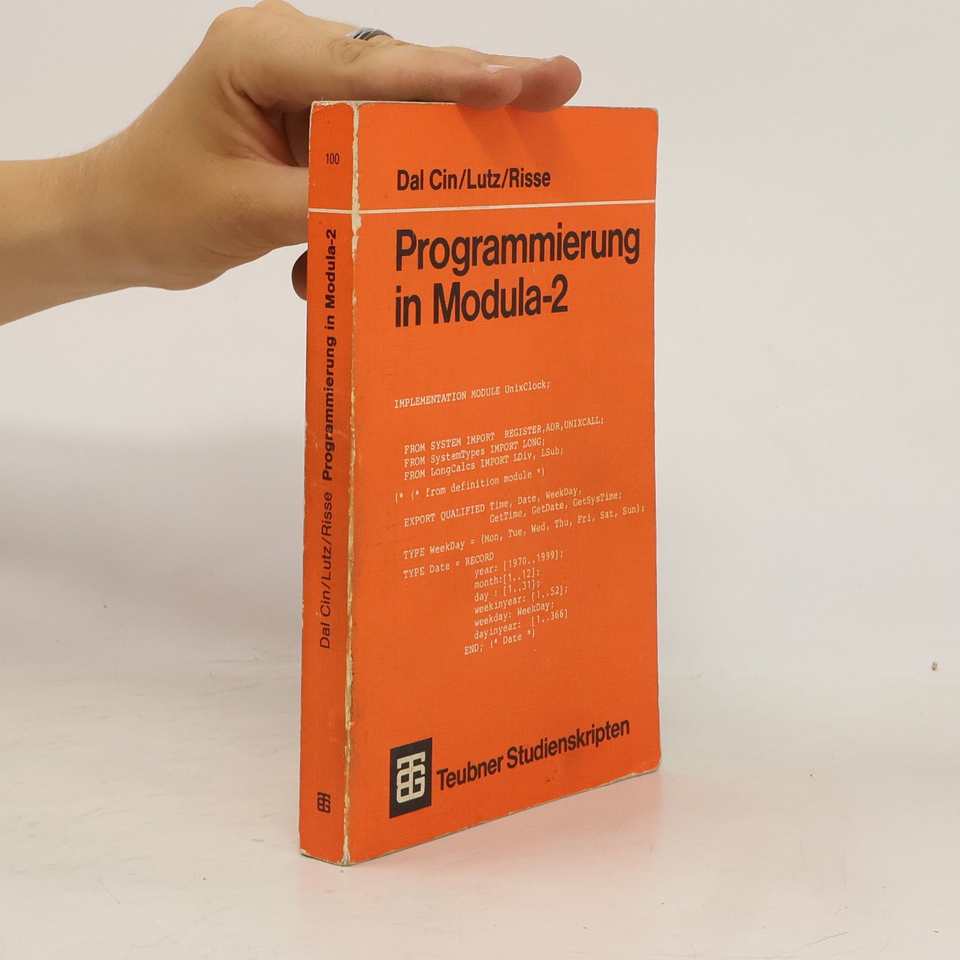 Mario Dal Cin Programmierung in Modula-2