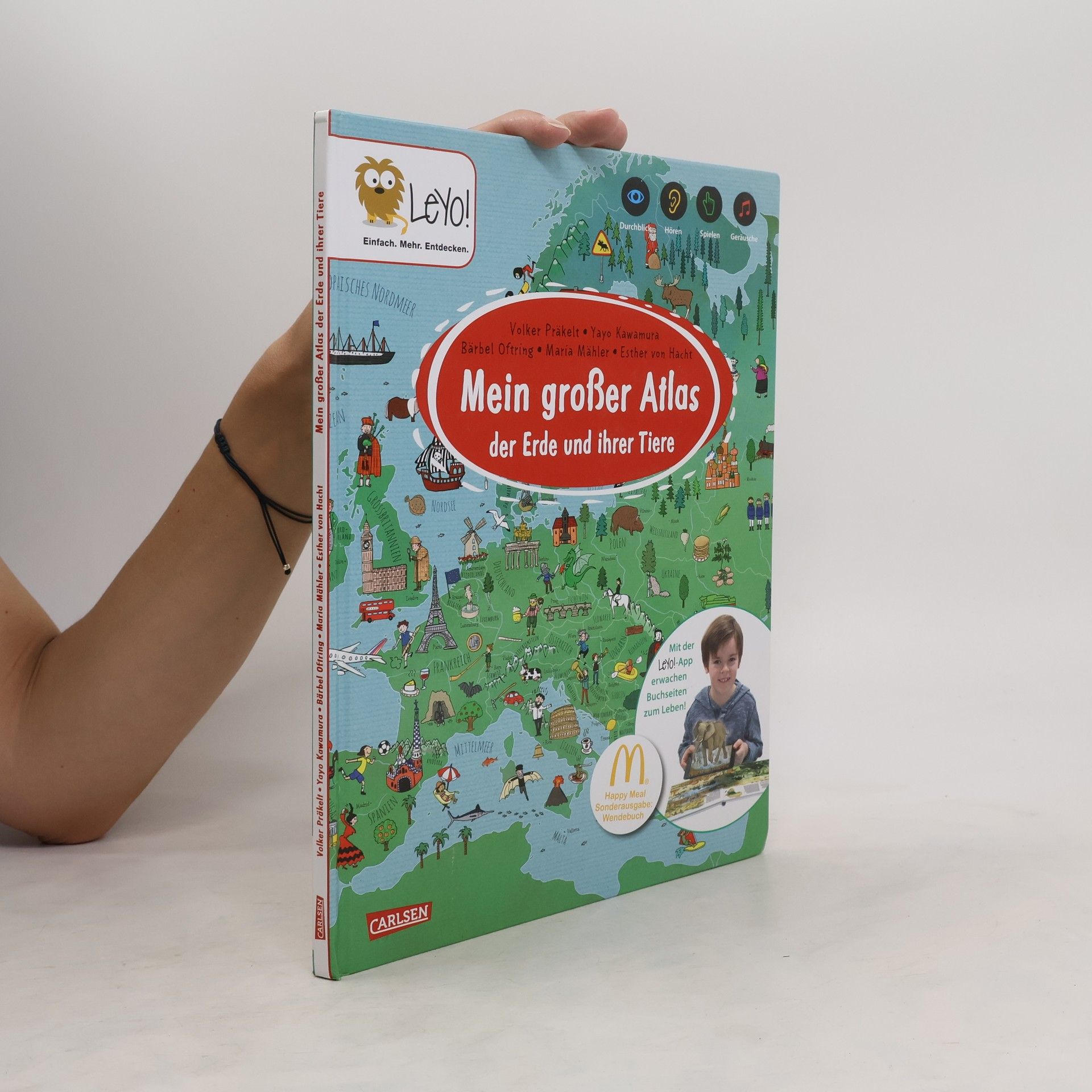 Collectif d'auteurs Mein großer Atlas der Erde und ihrer Tiere