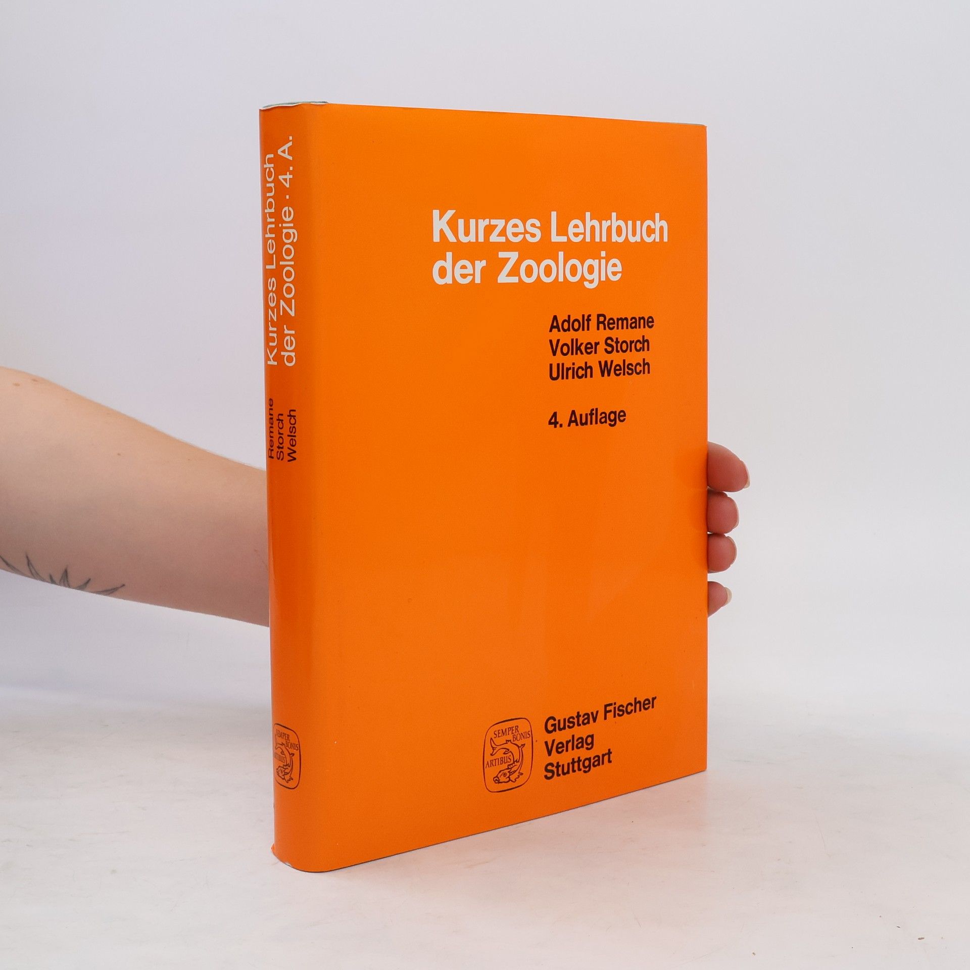 Adolf Remane Kurzes Lehrbuch der Zoologie 4. Auflage