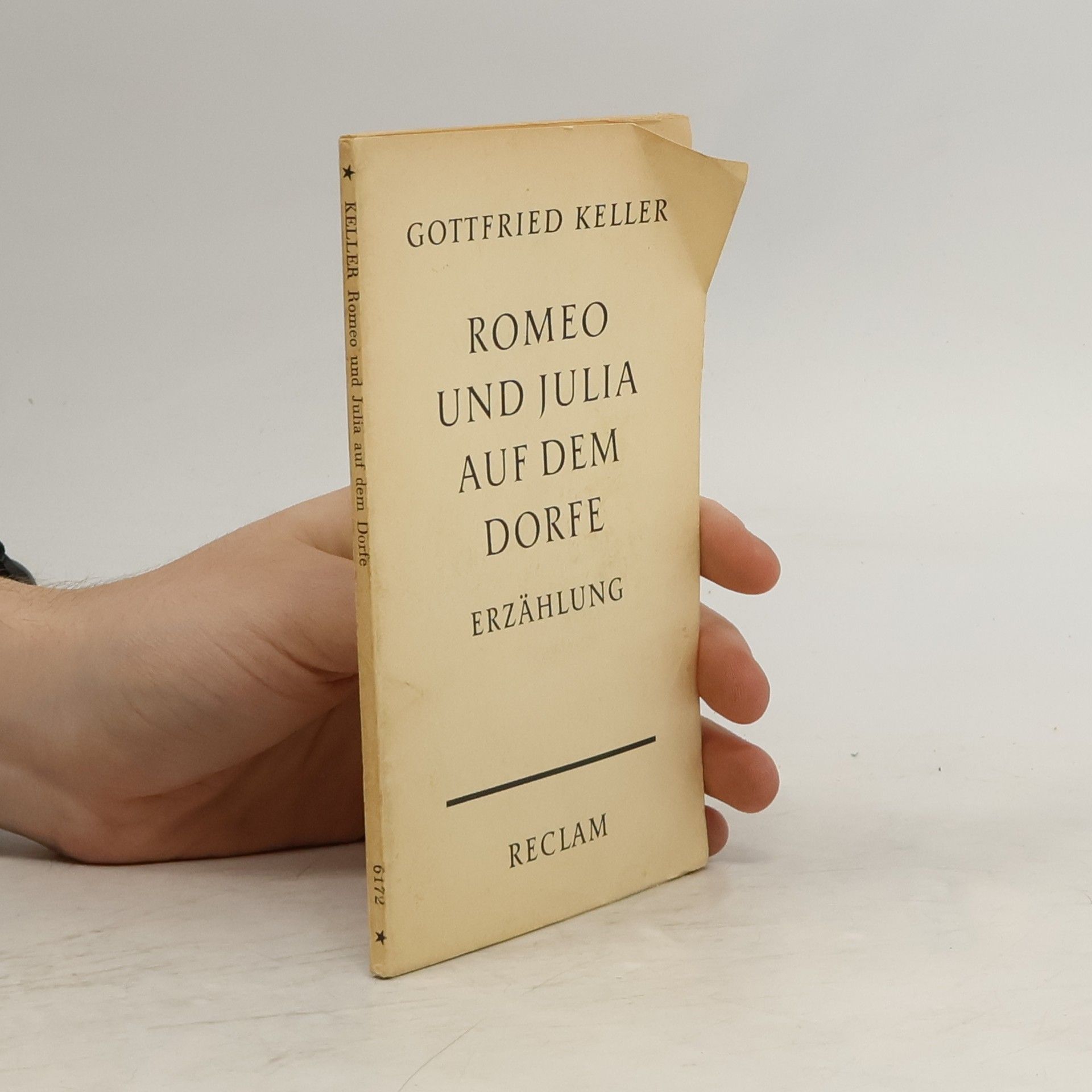 Gottfried Keller Romeo und Julie auf dem Dorfe