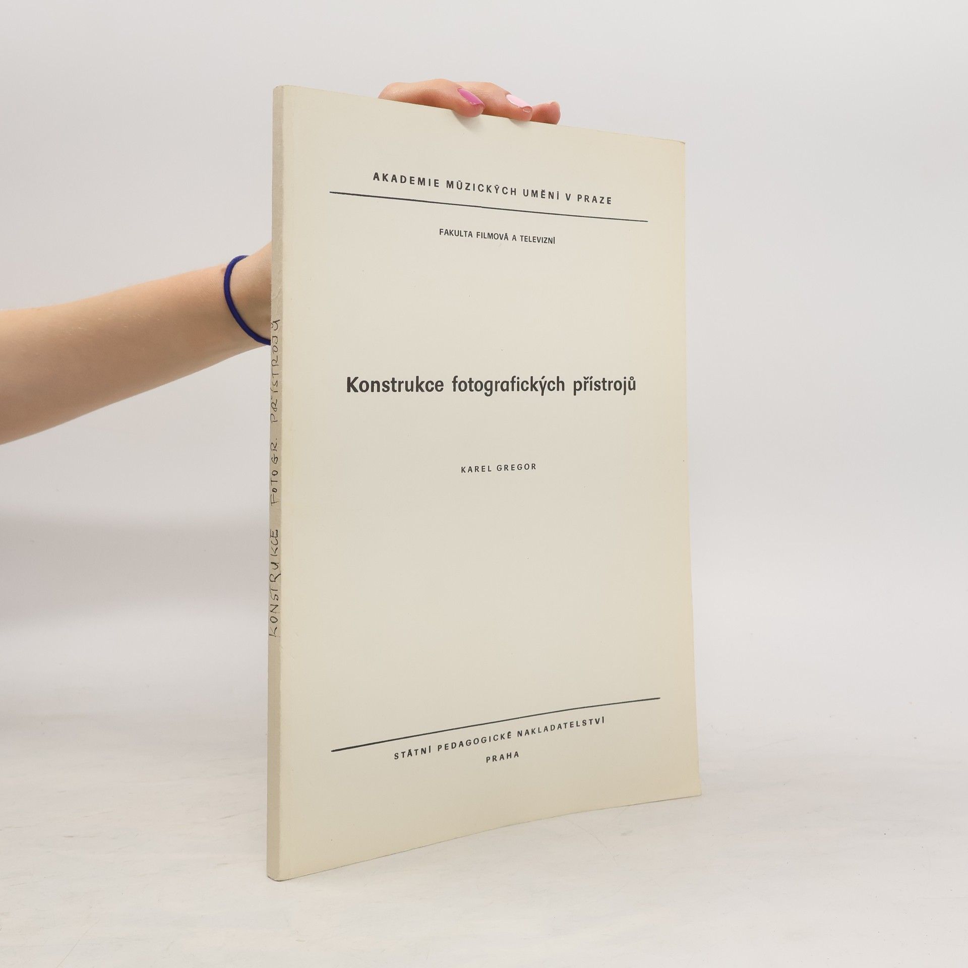 Karel Gregor Konstrukce fotografických přístrojů