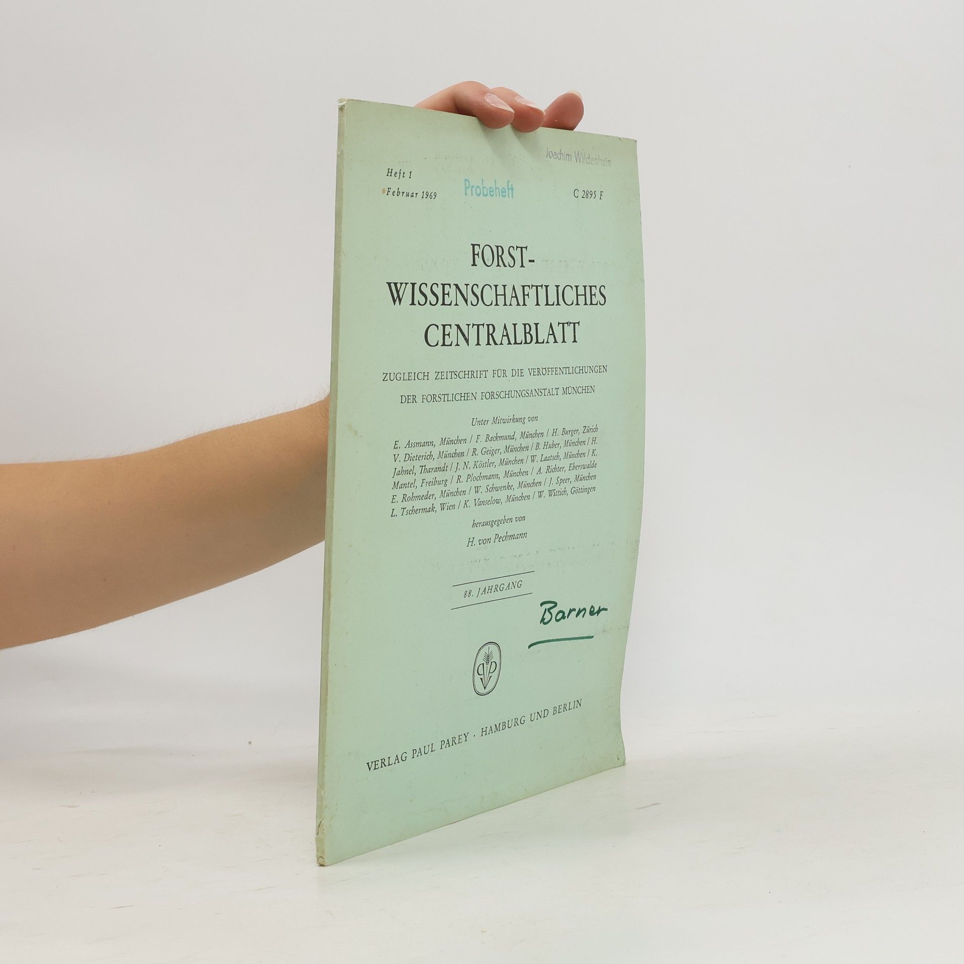 Various authors Forstwissenschaftliches Centralblatt 1