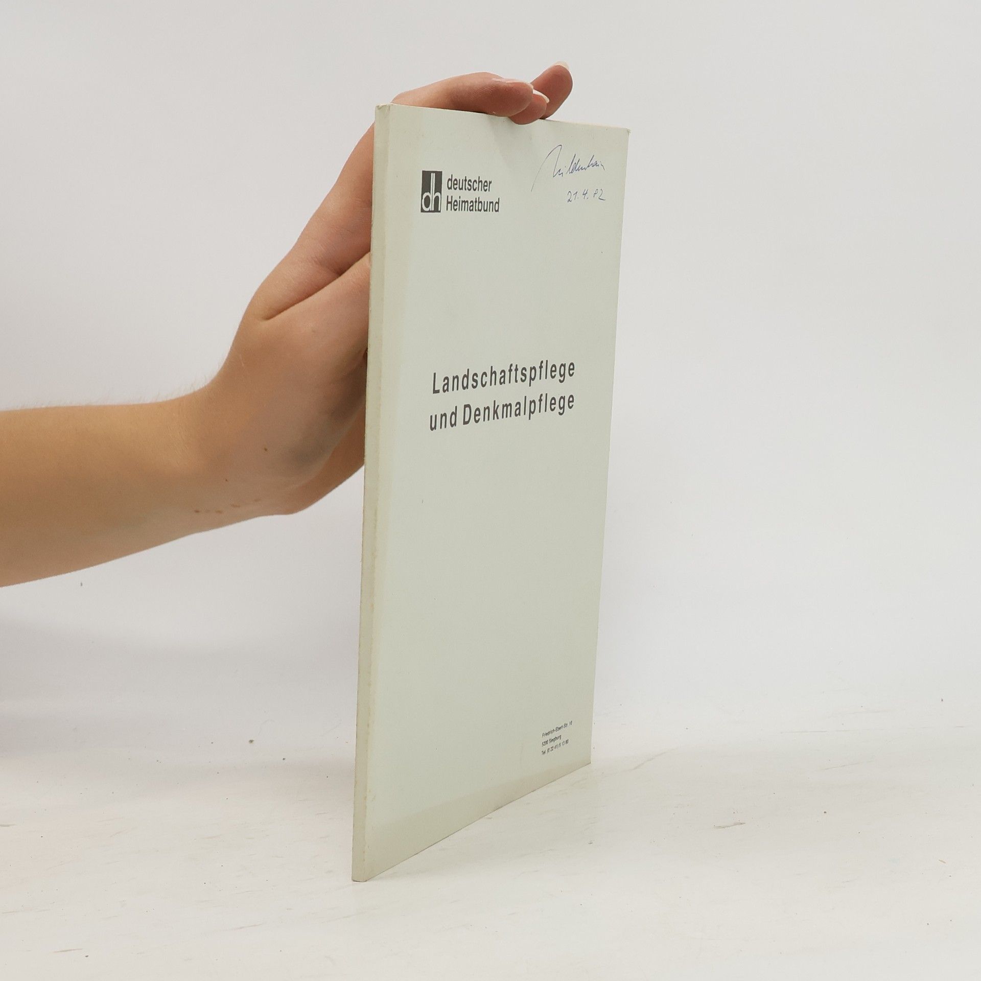 Collectif d'auteurs Landschaftspflege und Denkmalpflege