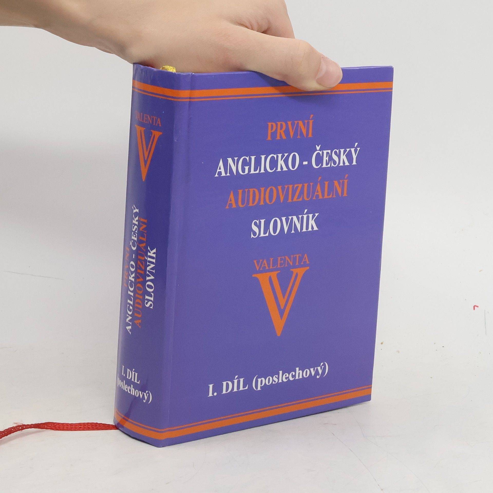 Vladimír Valenta První anglicko-český audiovizuální slovník. Díl 1, poslechový