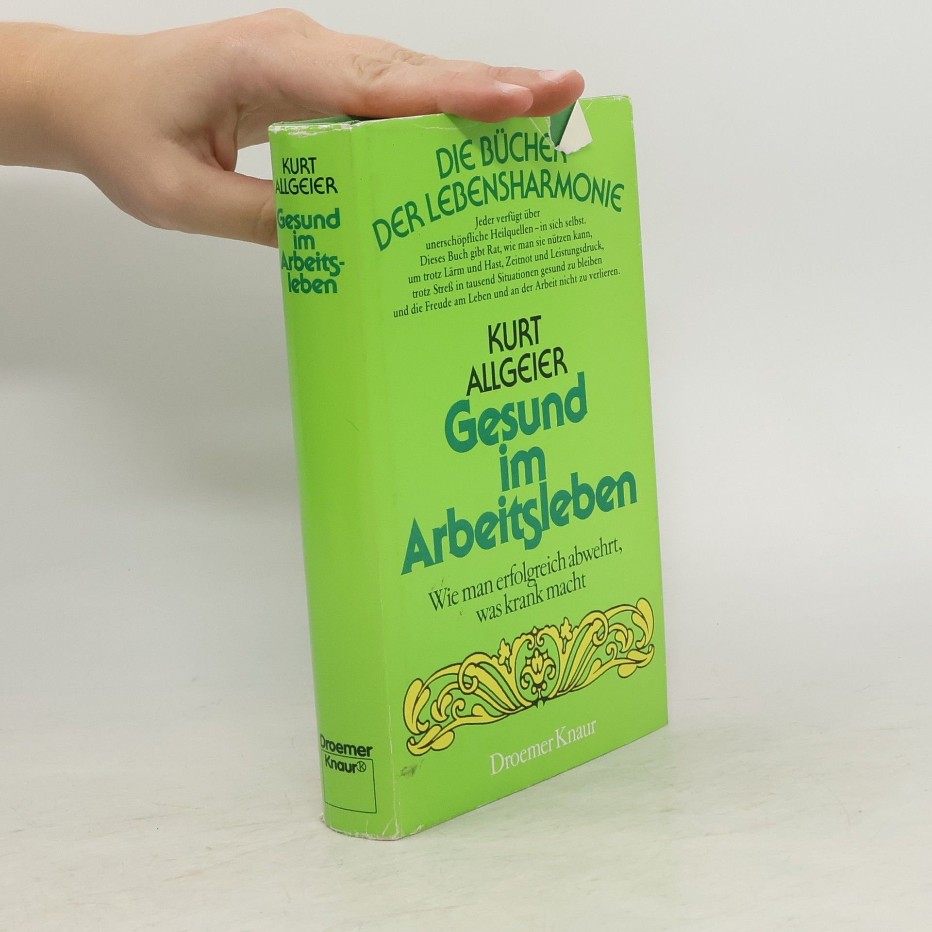 Kurt Allgeier Gesund im Arbeitsleben