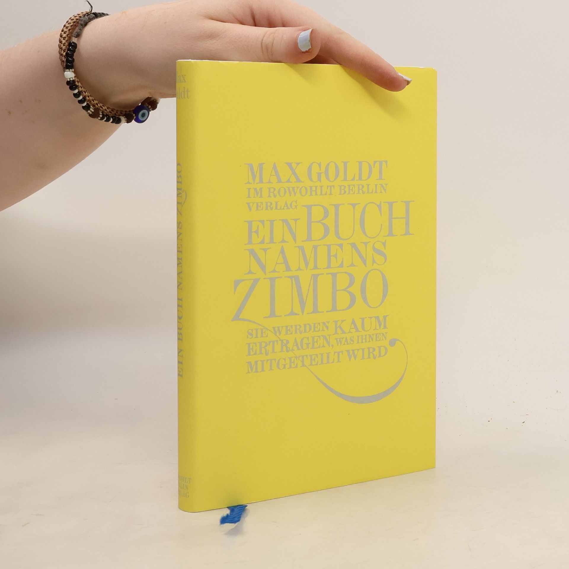 Max Goldt Ein Buch namens Zimbo