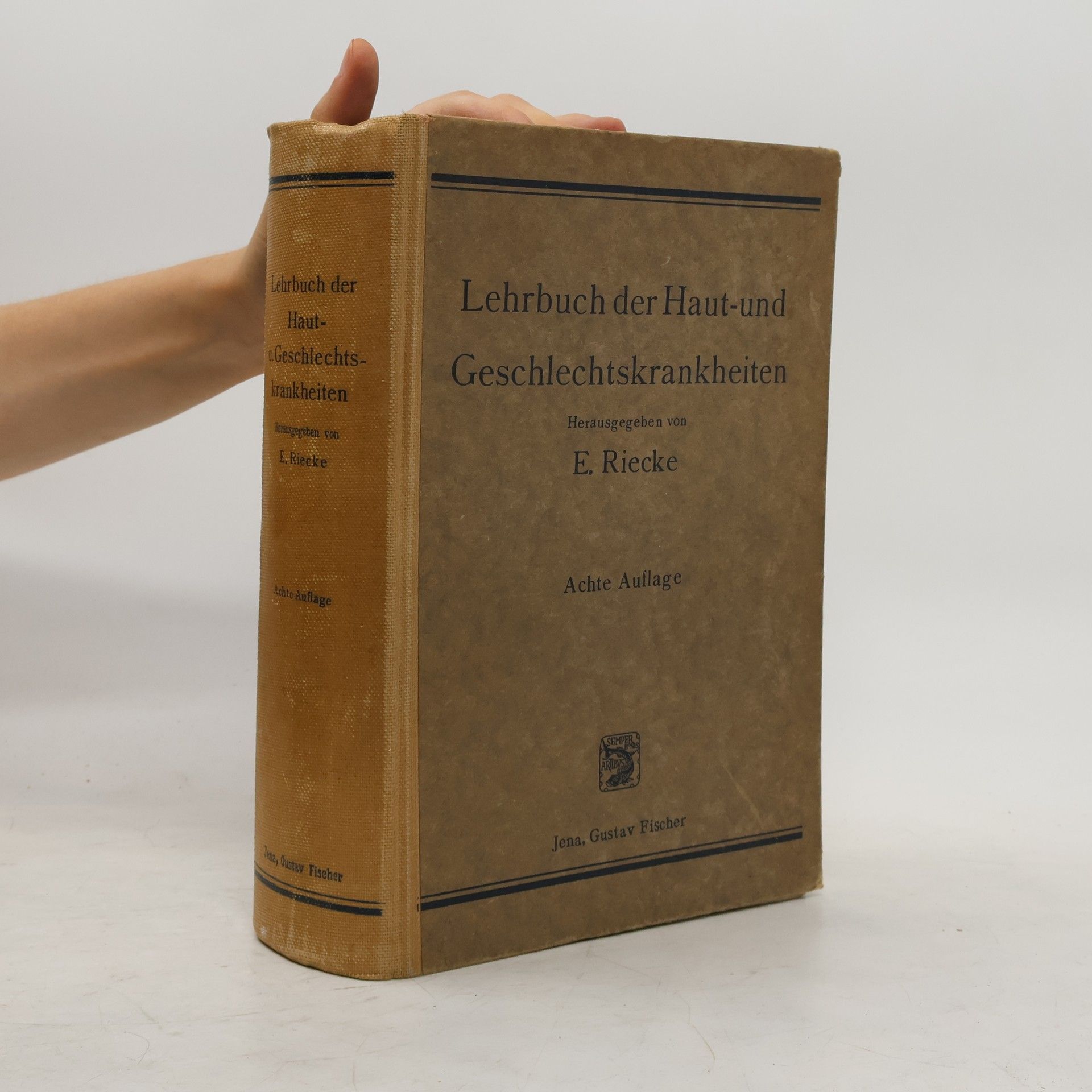 Erhard Riecke Lehrbuch der Haut-und Geschlechtskrankheiten