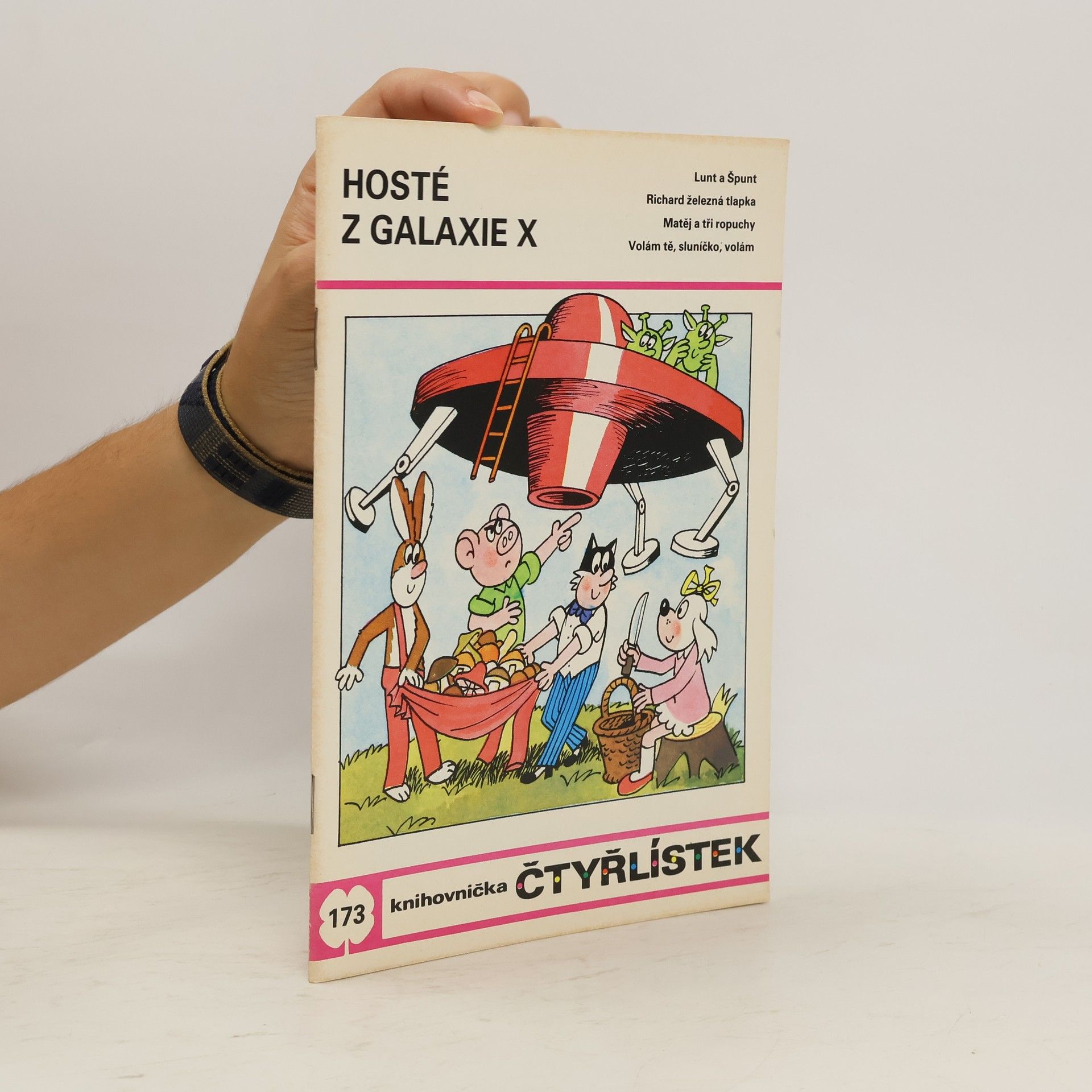 Čtyřlístek 173. Hosté z galaxie X