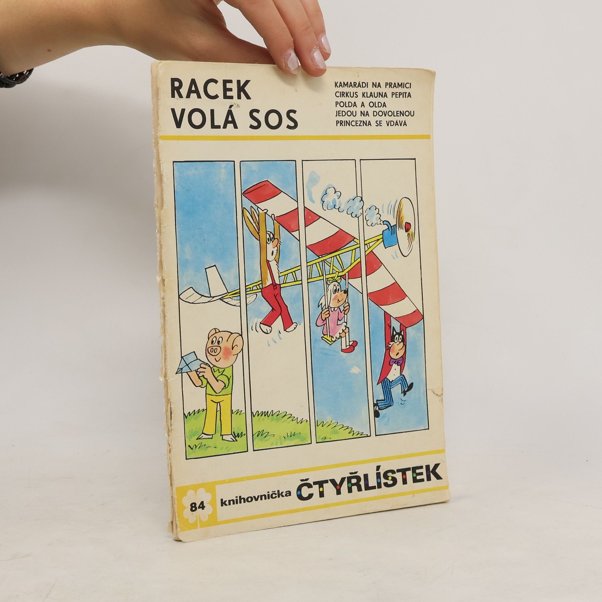 Ljuba Štíplová Čtyřlístek 84. Racek volá SOS