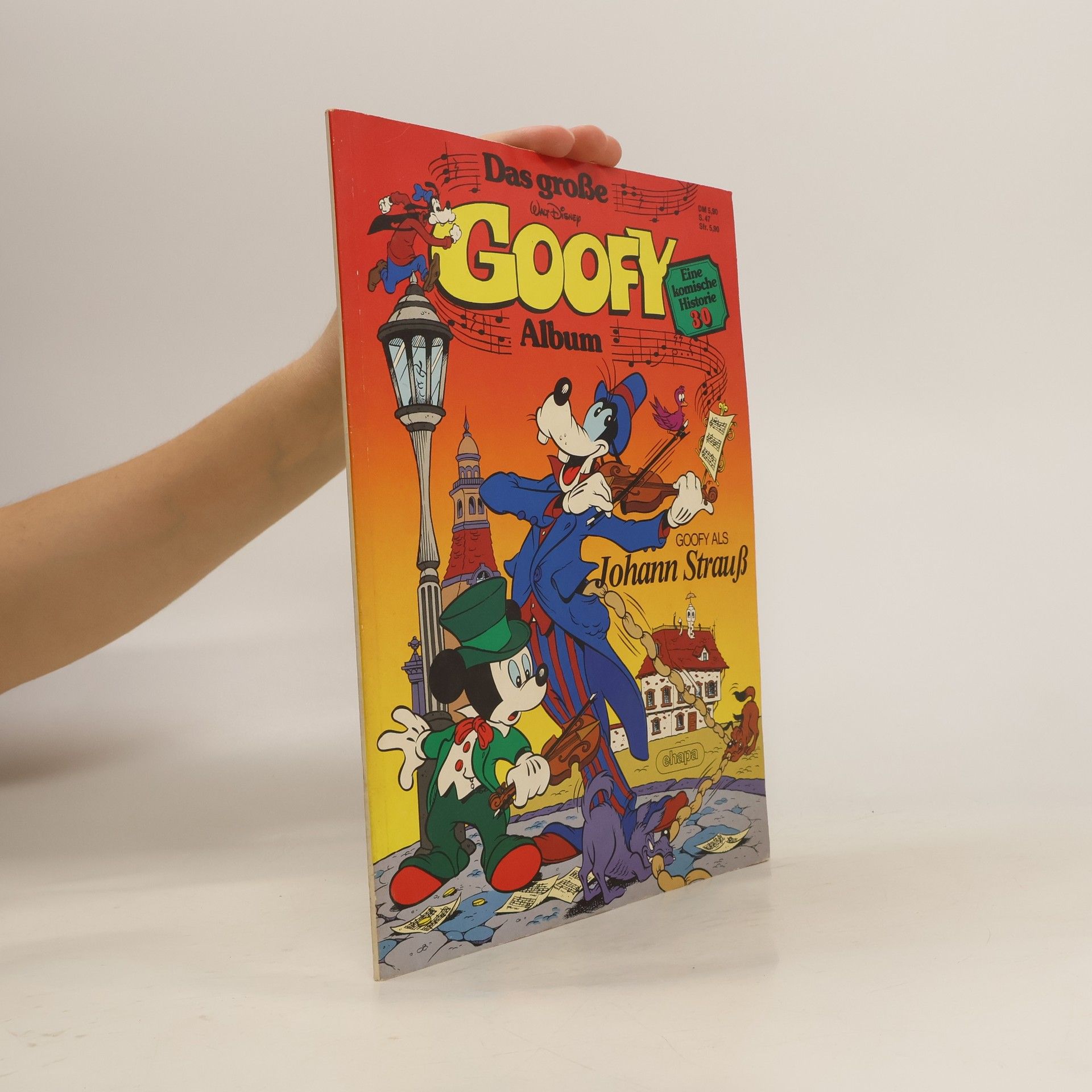 AA.VV. Das Große Goofy Album 30. Goofy als Johann Strauß