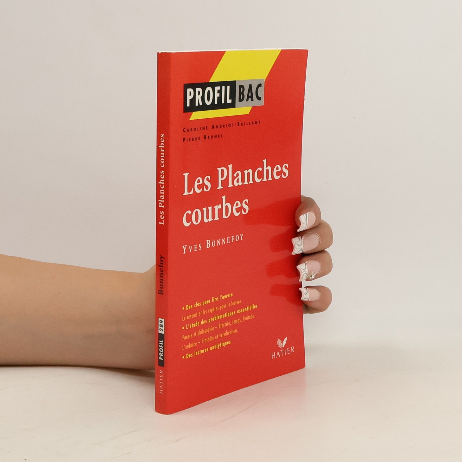 Yves Bonnefoy Profil Bac - 289: Profil - Bonnefoy (Yves)